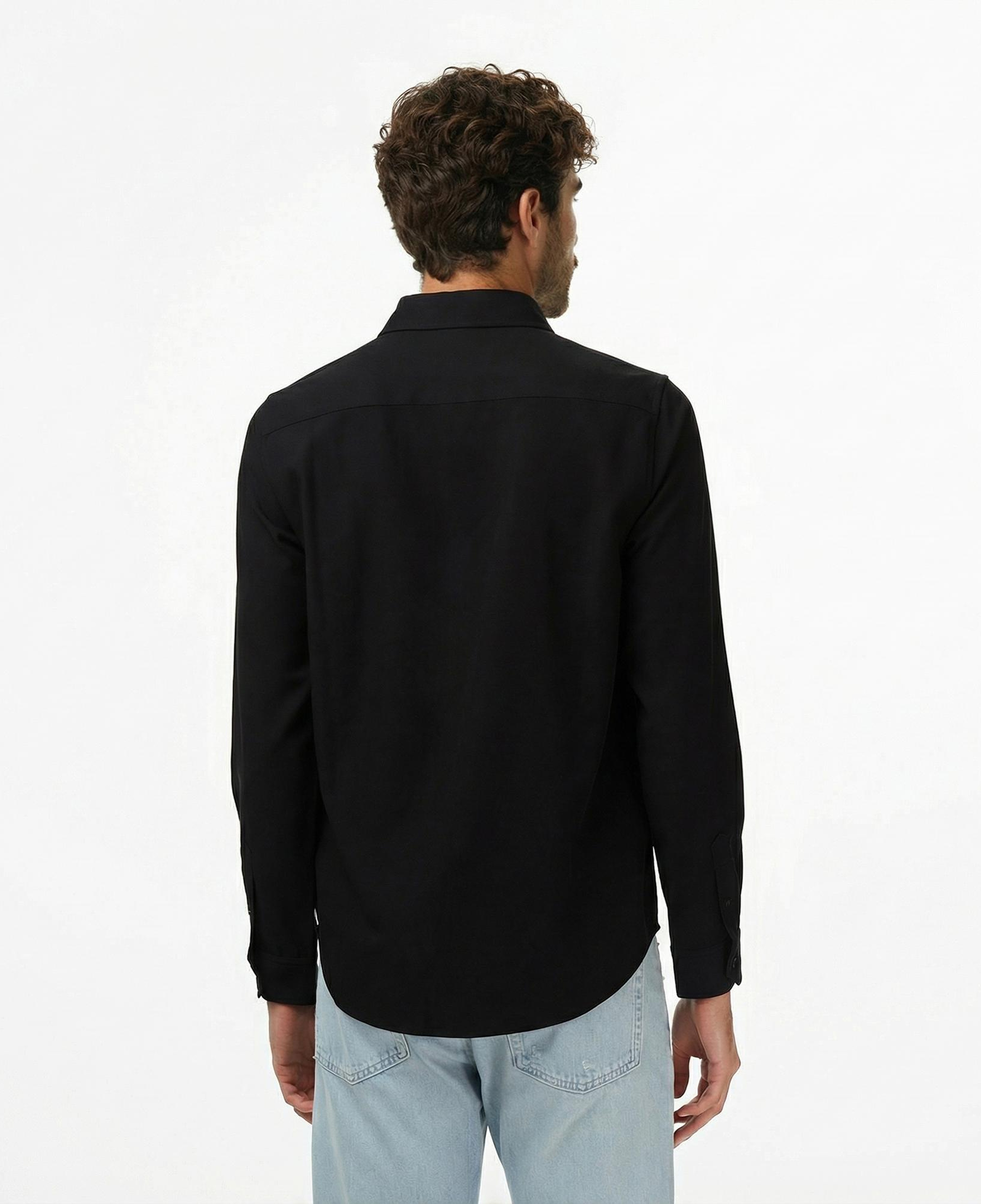 Guess Griffin Erkek Siyah Gömlek