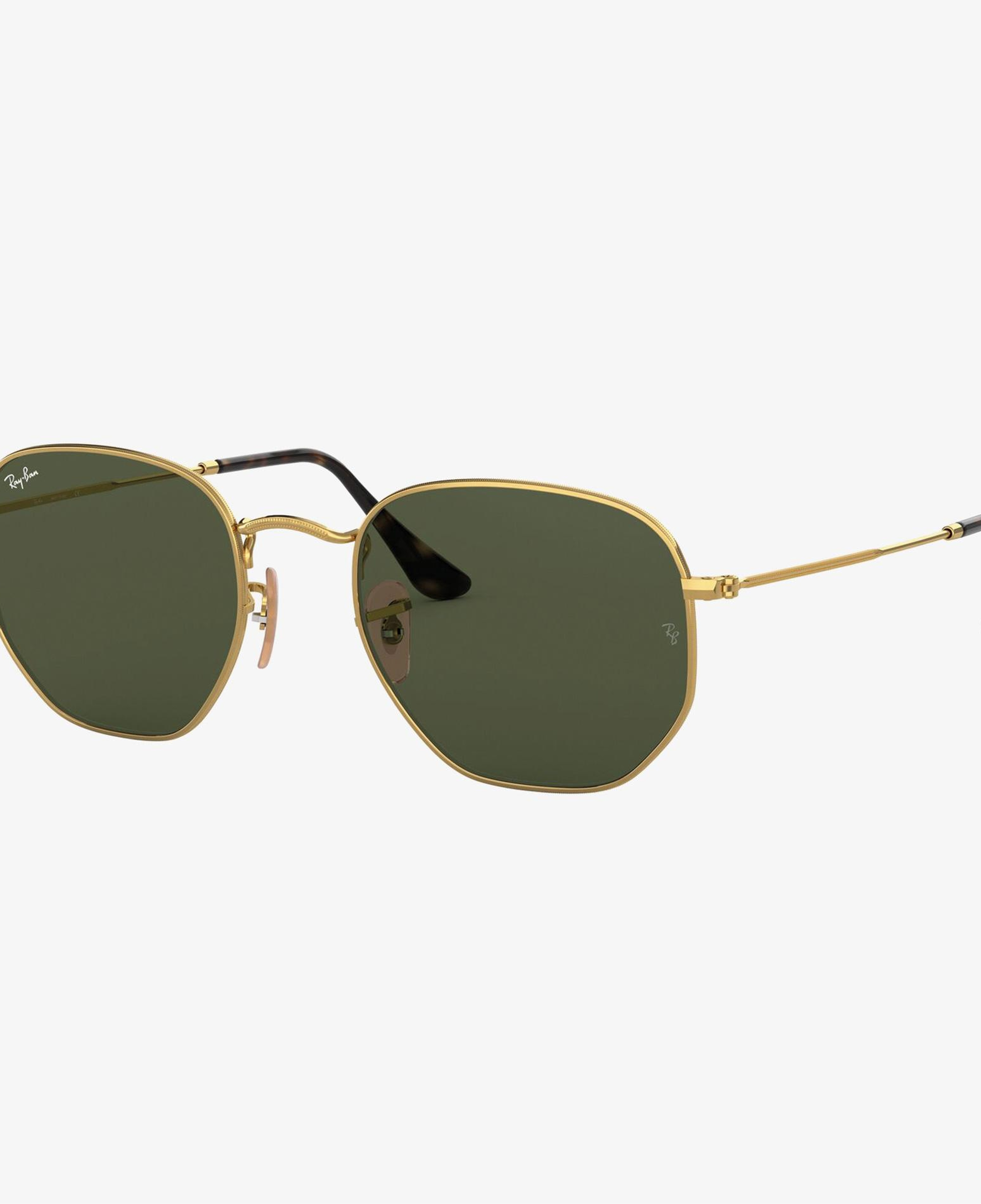 RAY-BAN 0RB3548N Hexagonal Unisex Gold Güneş Gözlüğü