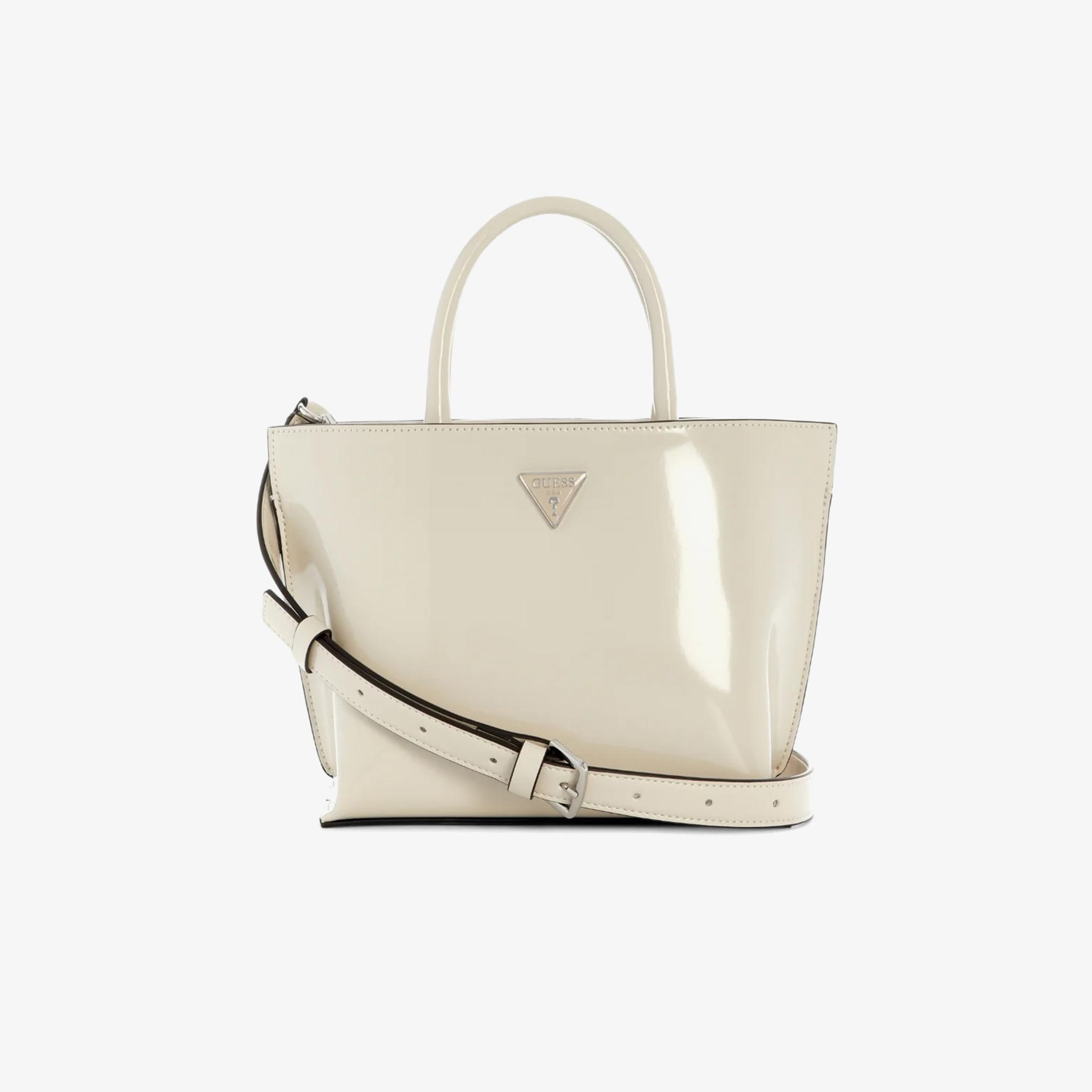 Guess Arnela Iı Tote Kadın Ekru Omuz Çantası