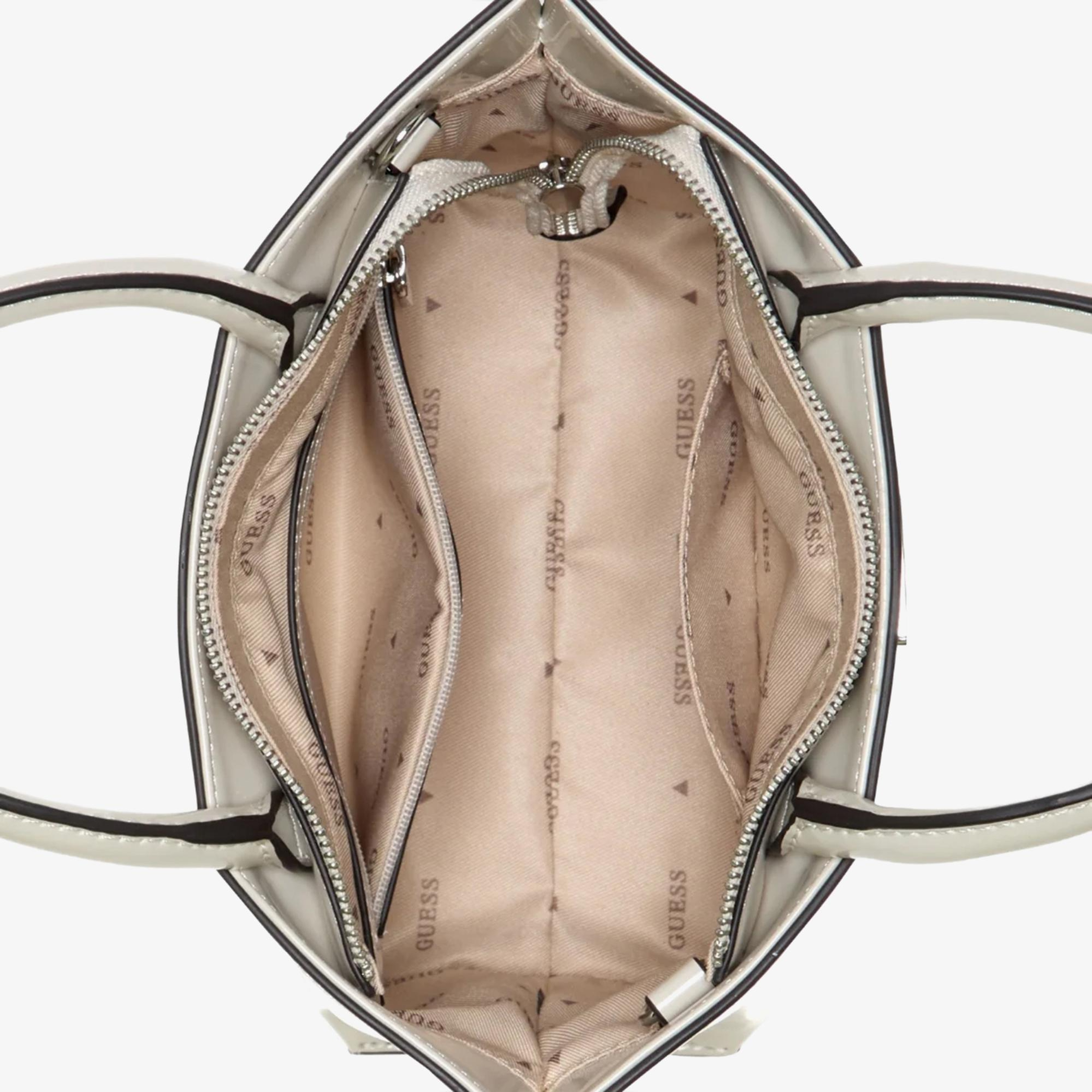 Guess Arnela Iı Tote Kadın Ekru Omuz Çantası