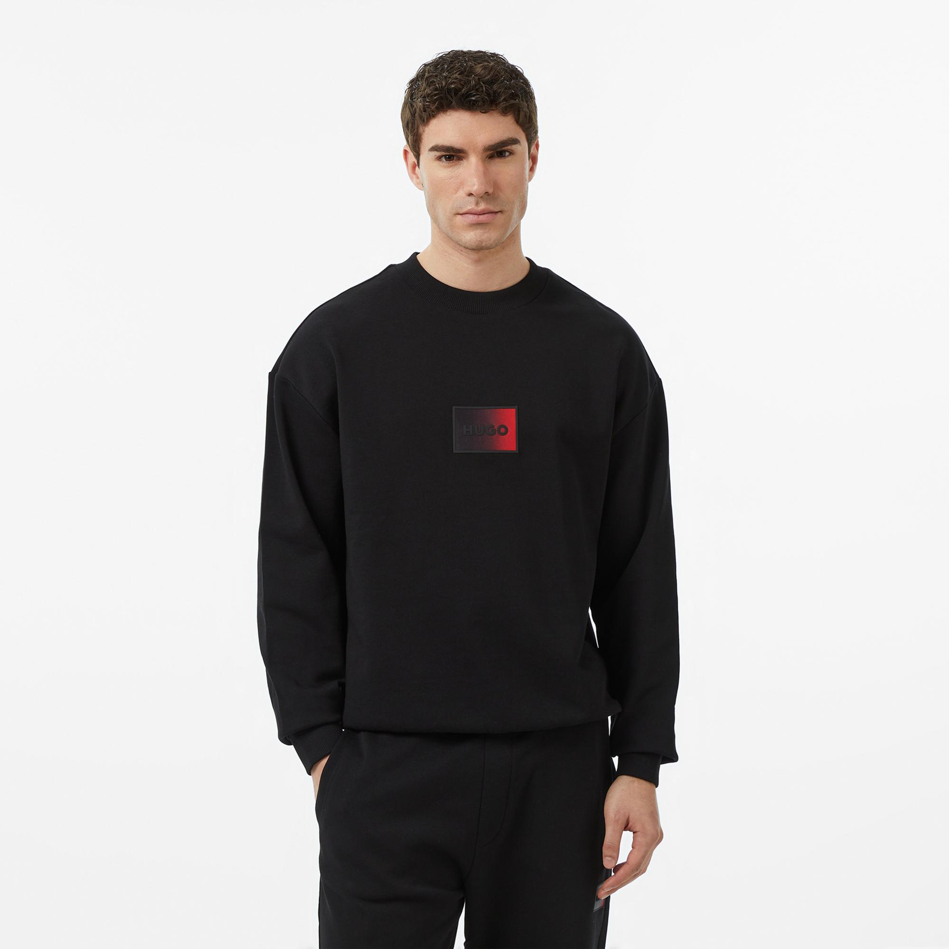 Hugo Danoto Erkek Siyah Sweatshirt