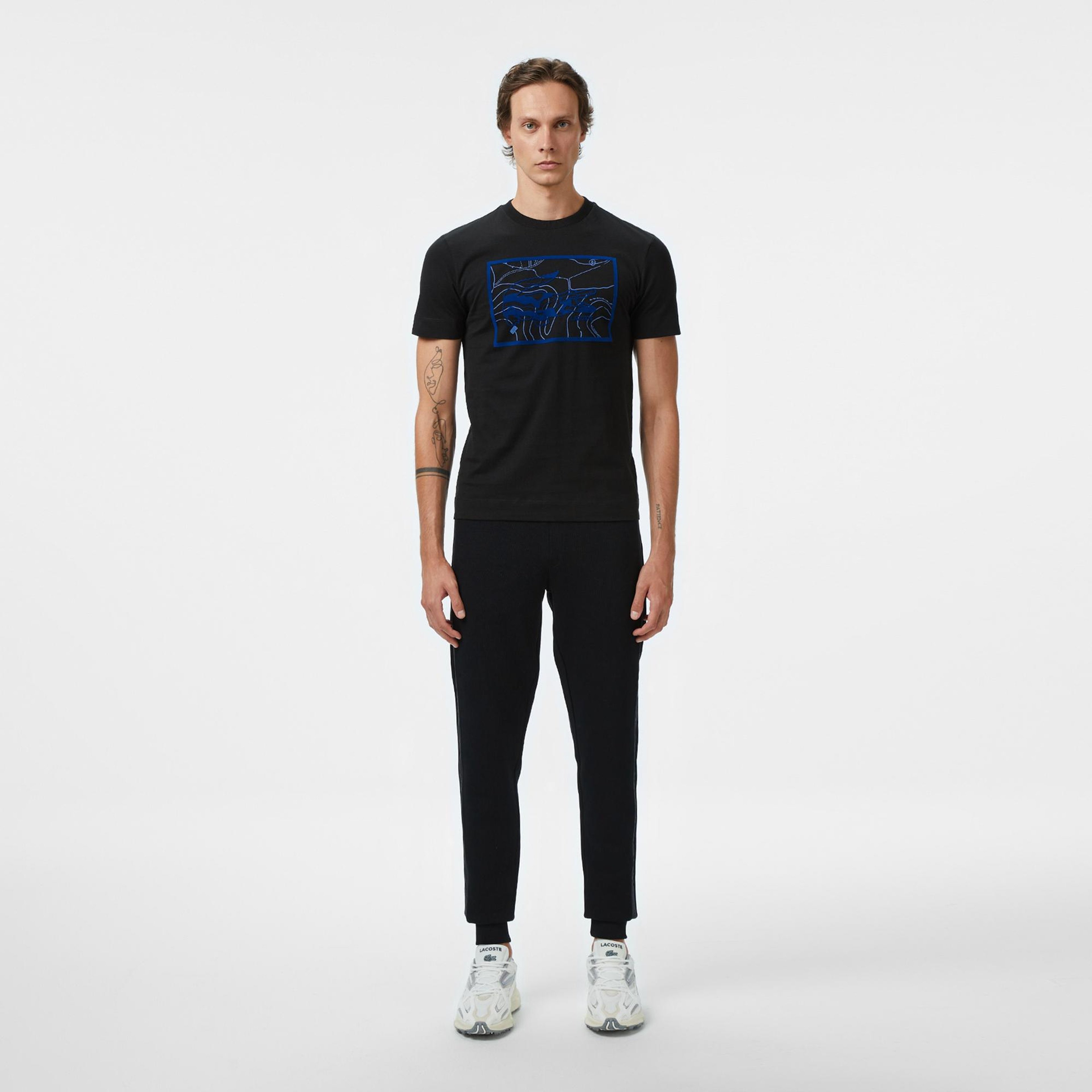 Lacoste Erkek Classic Fit Siyah Eşofman Altı