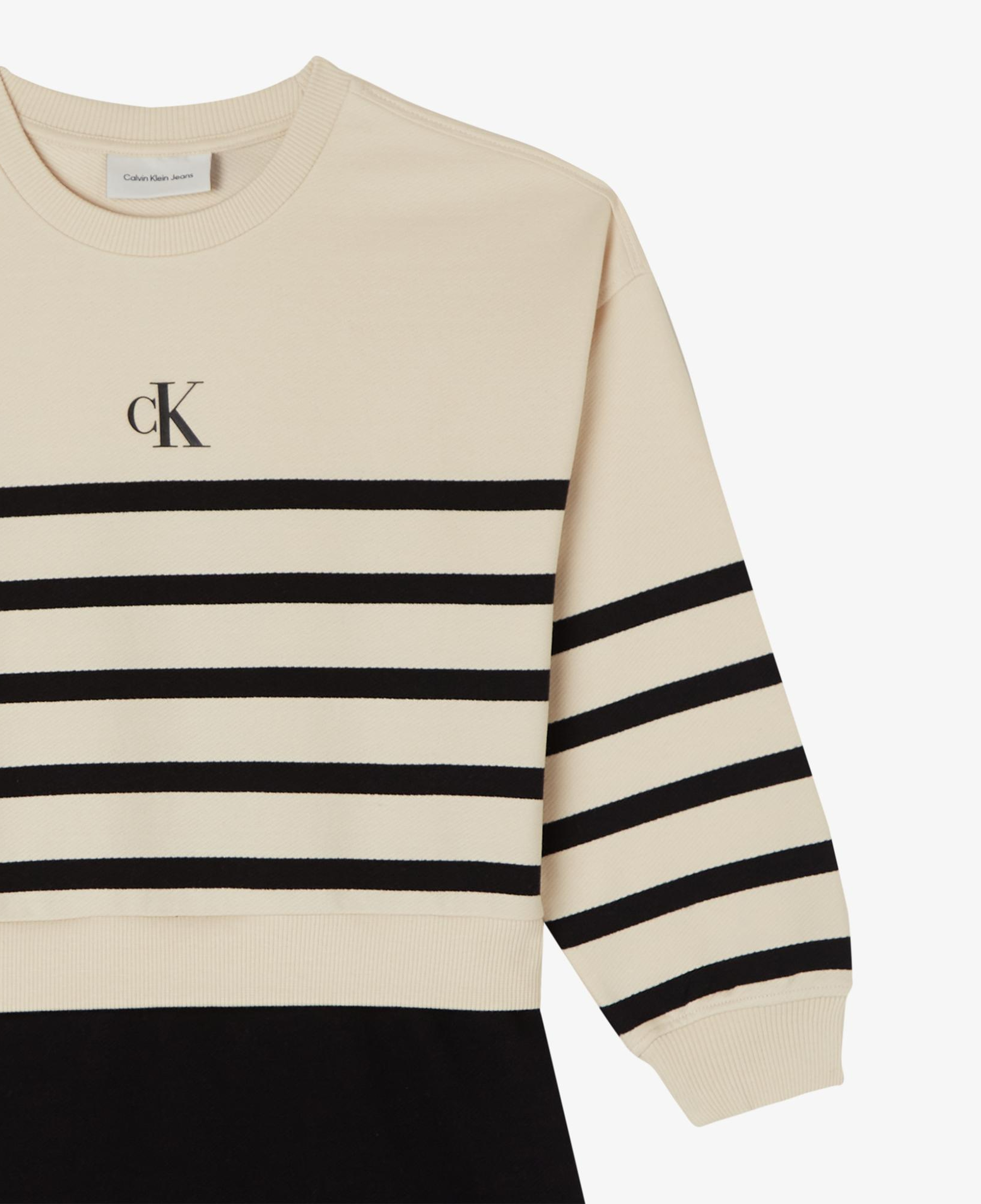 Calvin Klein Relaxed Terry Çocuk Beyaz Elbise