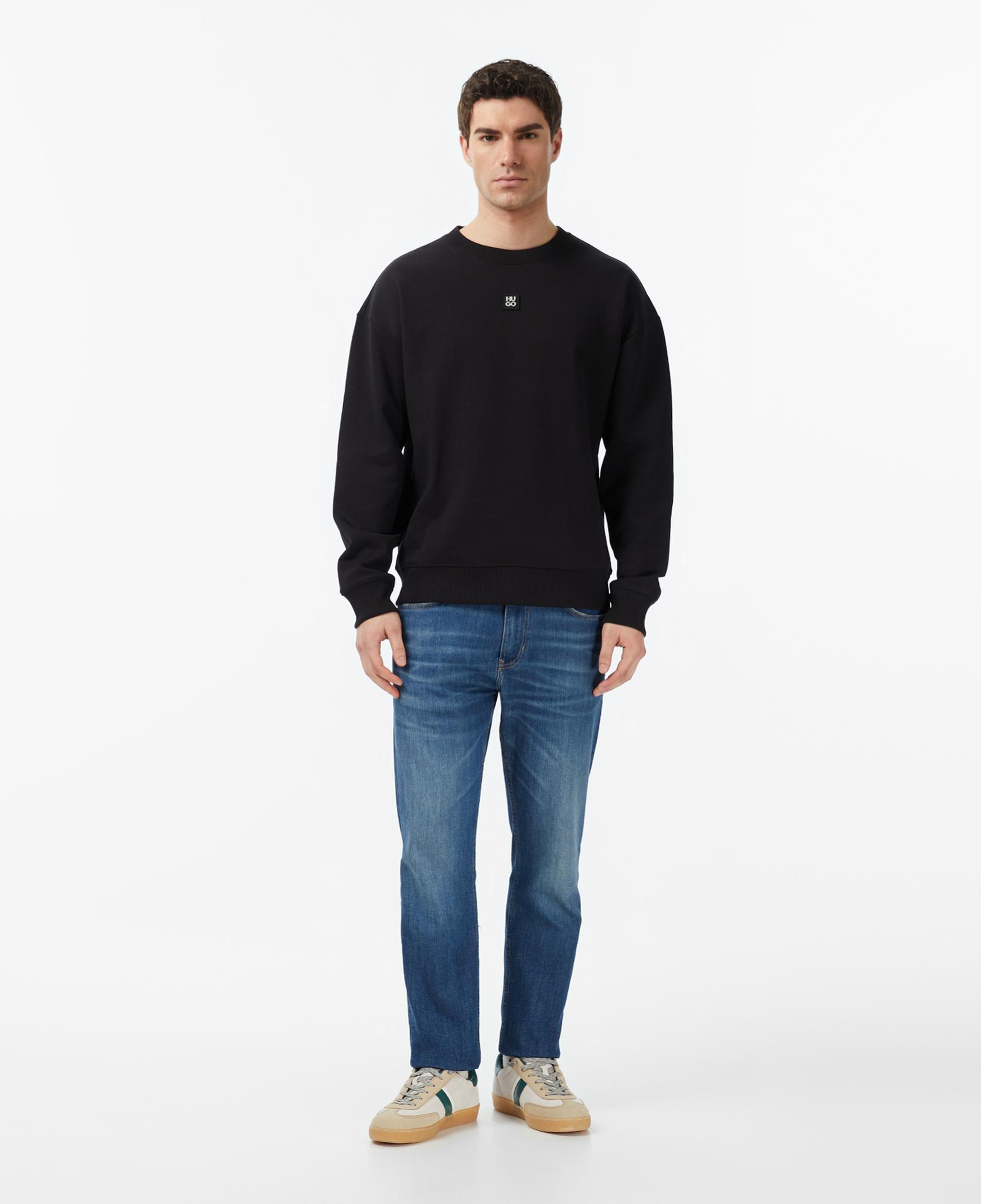 Hugo Dettil Erkek Siyah Sweatshirt
