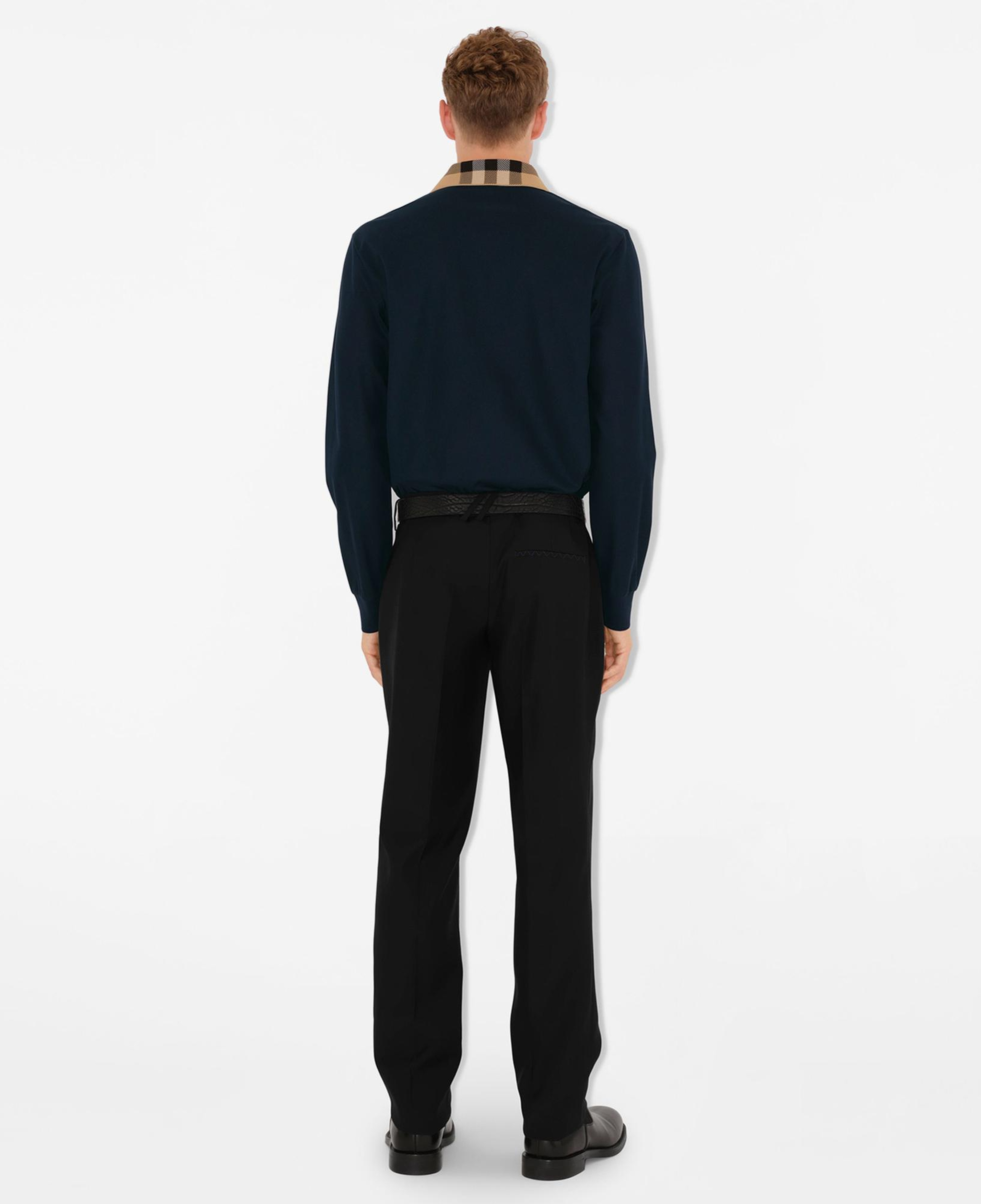 Burberry Pamuklu Erkek Lacivert Polo