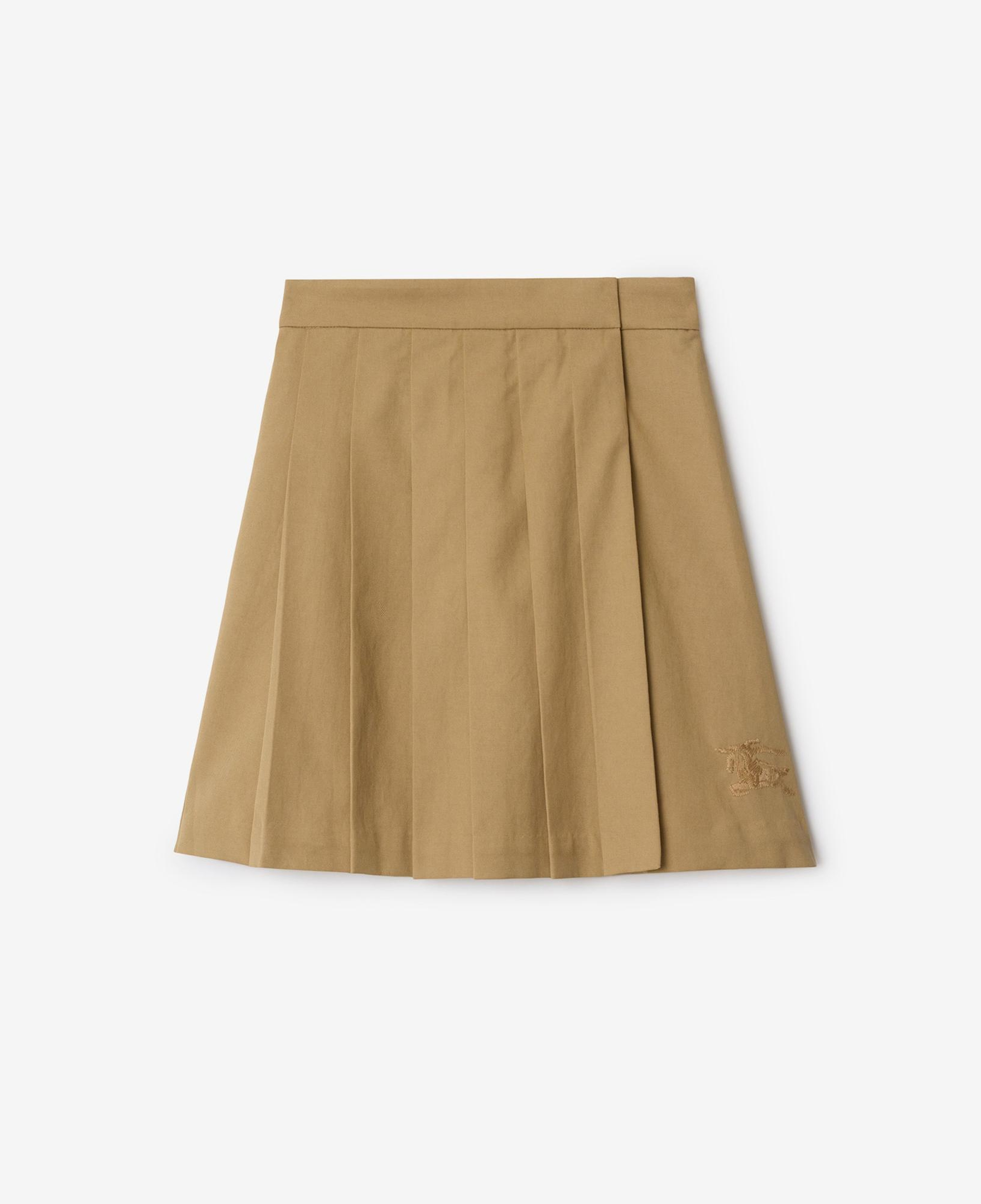 Burberry Ada Pleated Cotton Blend Çocuk Bej Etek