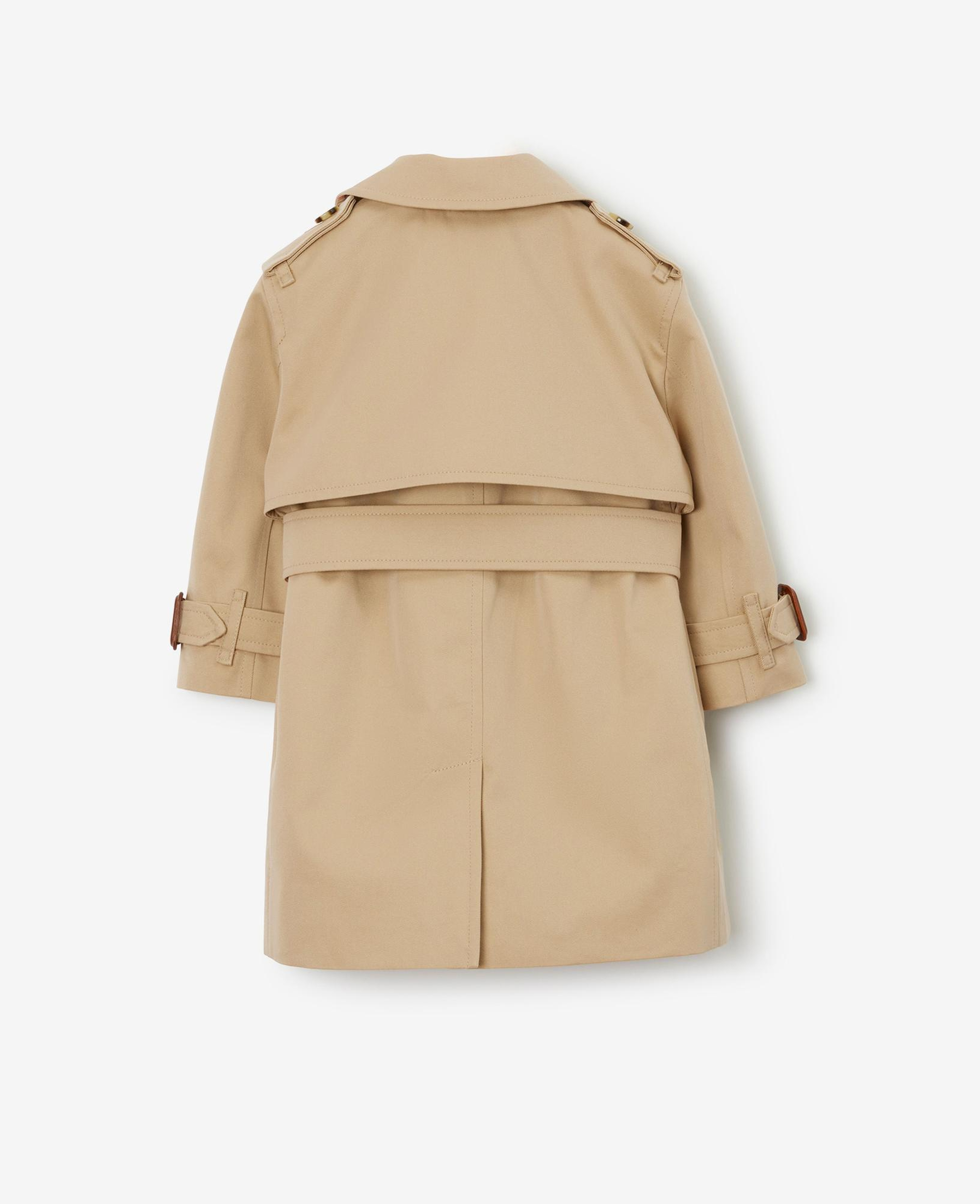 Burberry Gabardine Çocuk Bej Trençkot