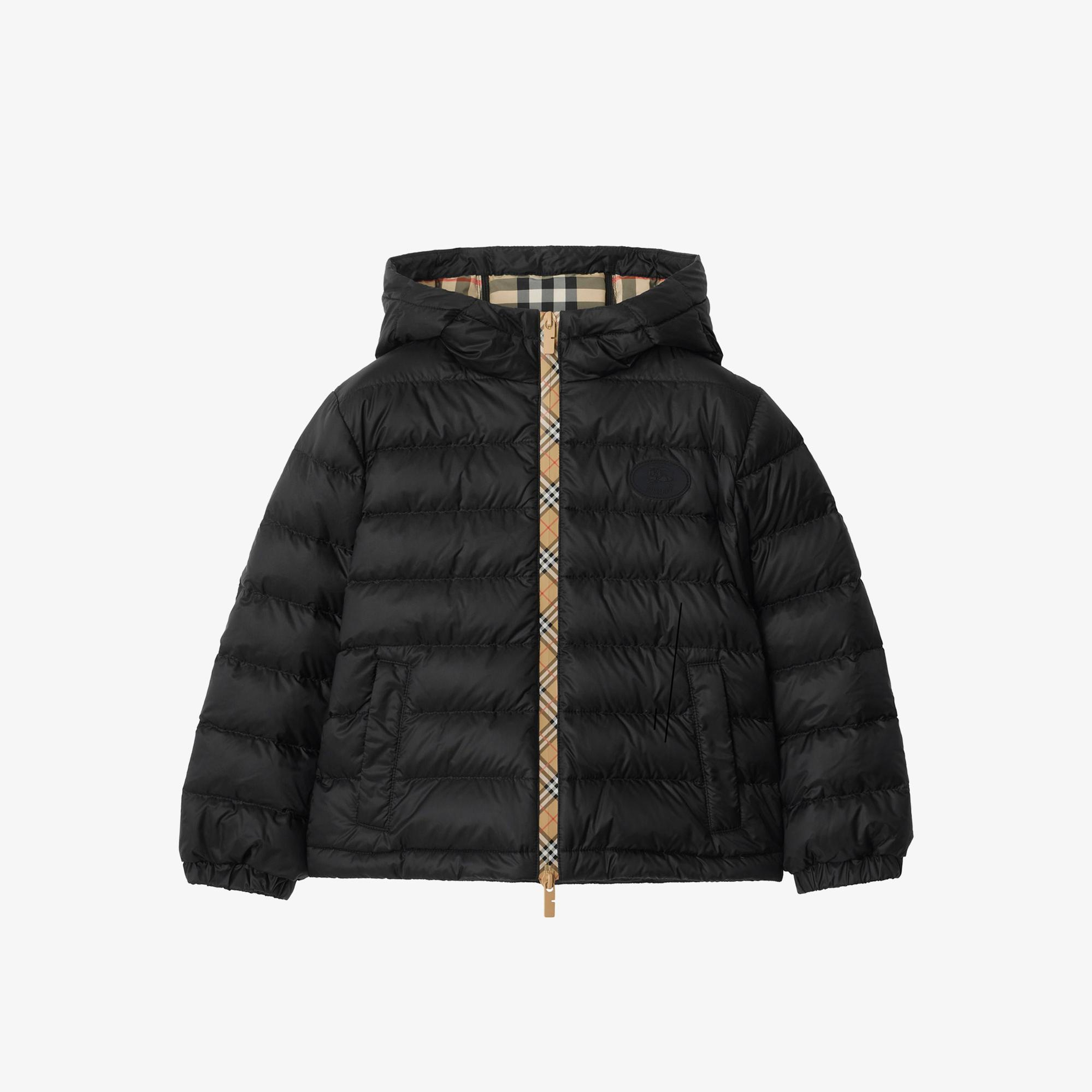 Burberry Henry Çocuk Siyah Mont