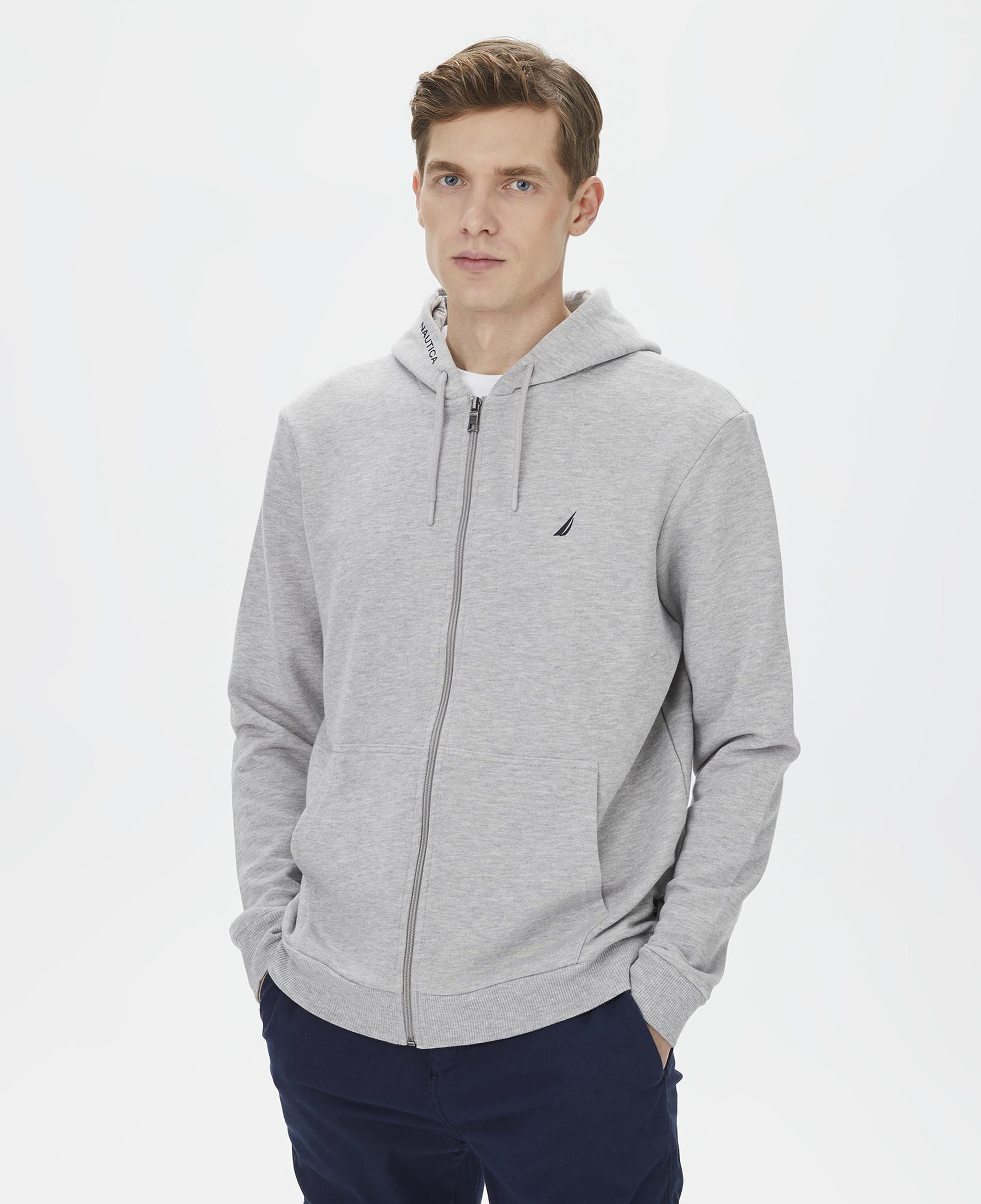 Nautica Erkek Gri Standart Fit Sweatshirt