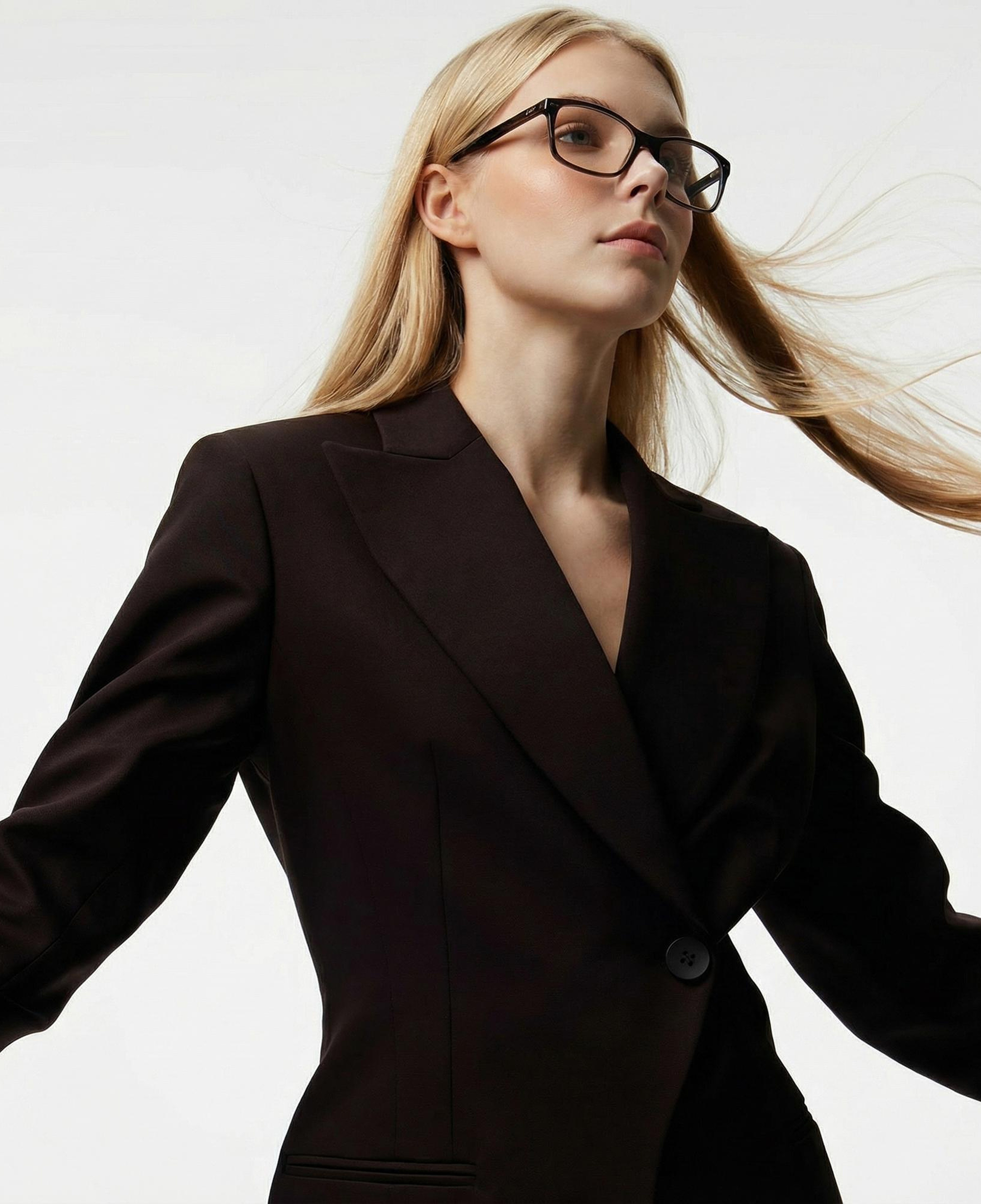 Fabby Hourglass Kadın Kahverengi Ceket