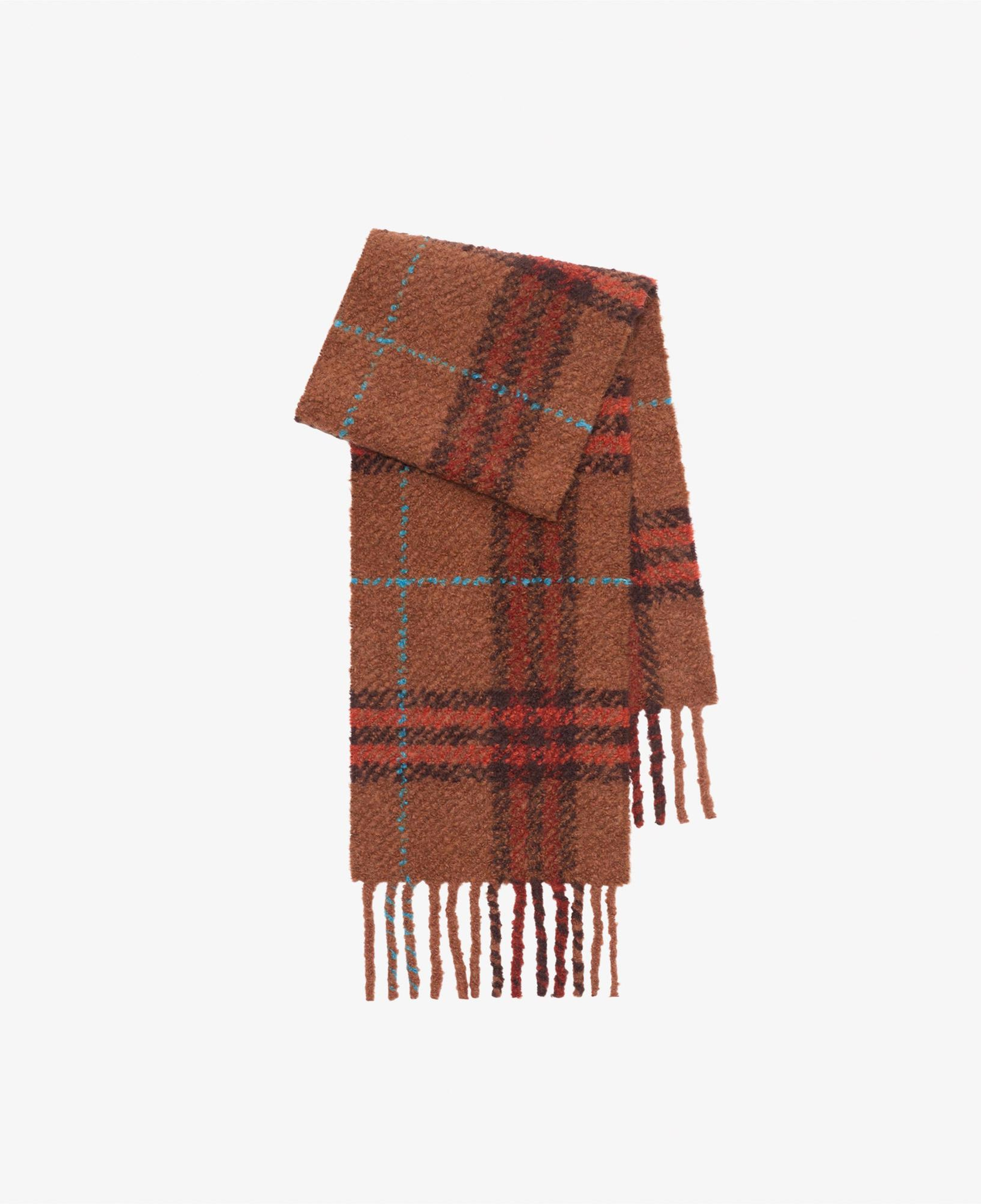 Burberry Check Boucle Kadın Turuncu Atkı