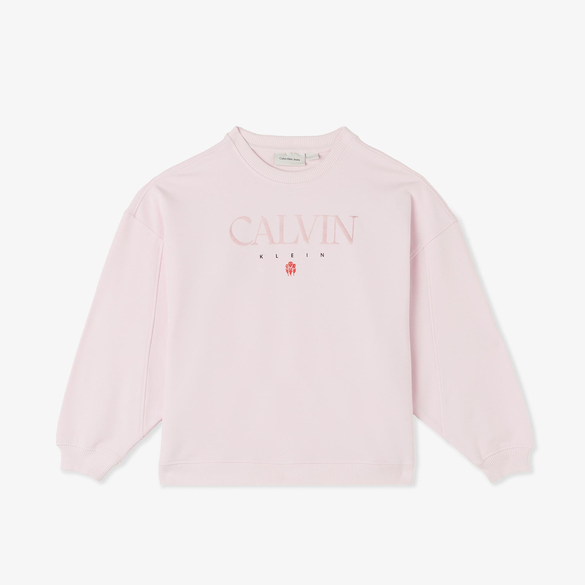 Calvin Klein Multi Color Çocuk Pembe Sweatshirt
