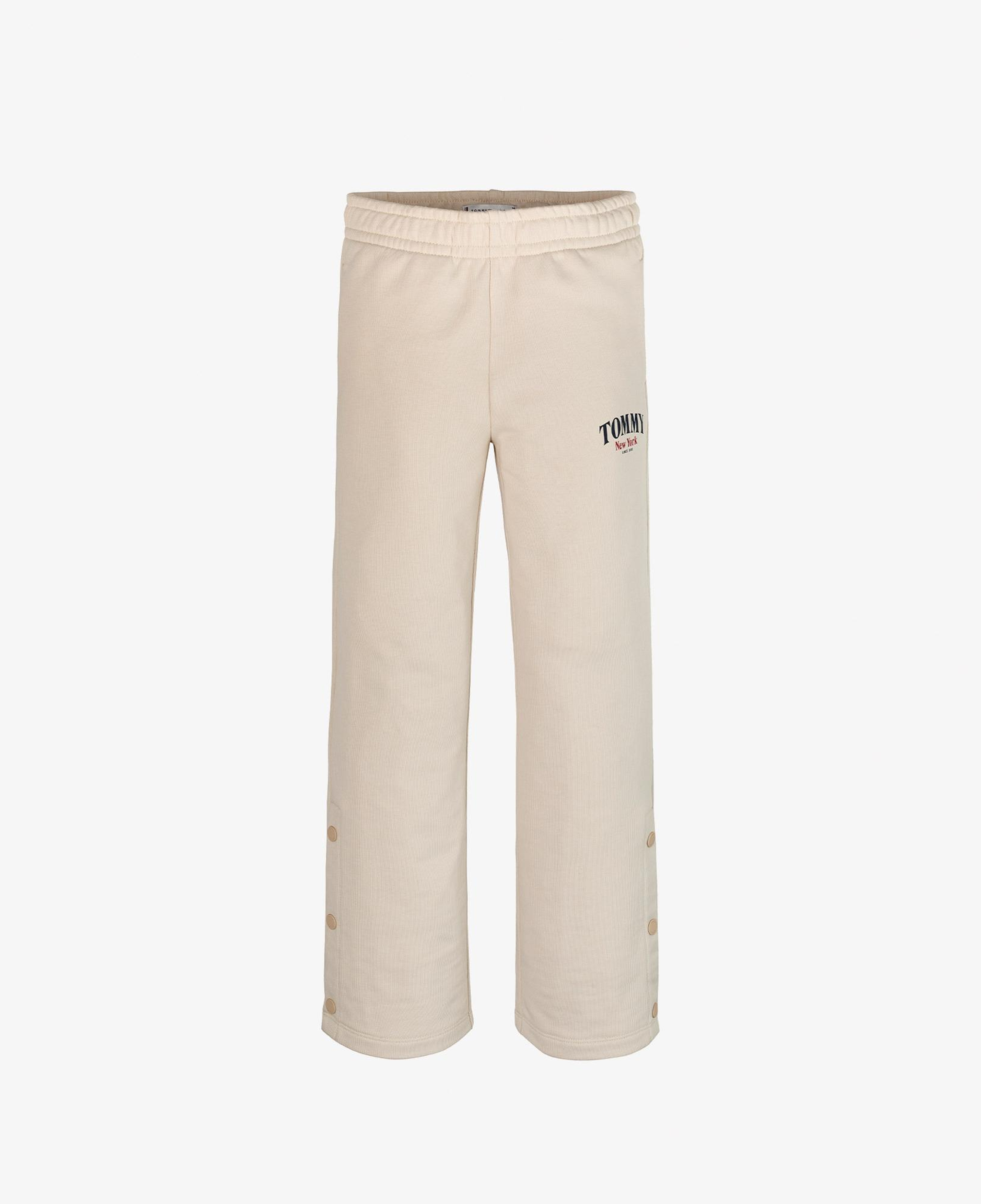 Tommy Hilfiger Wide Leg Çocuk Bej Eşofman Altı