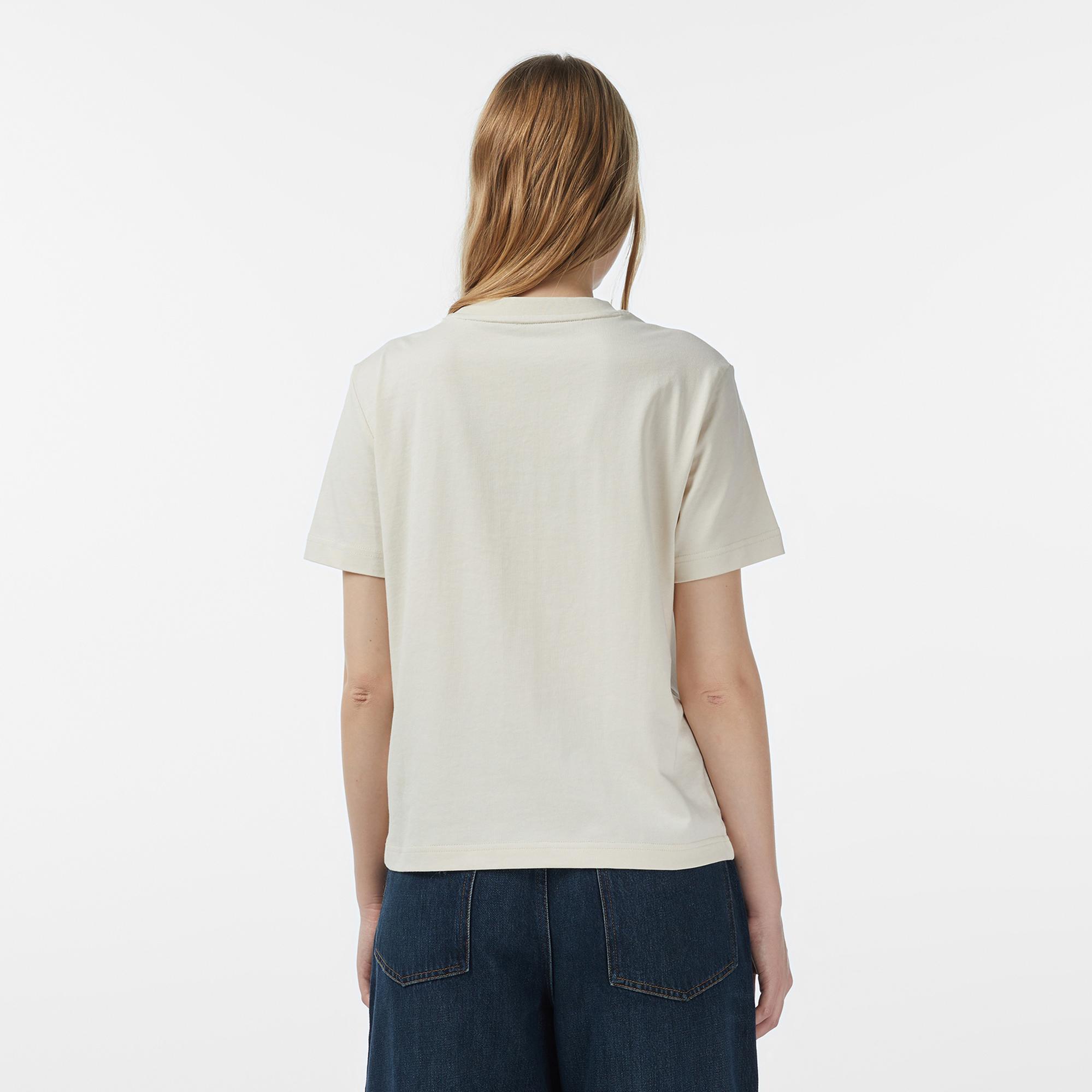 Calvin Klein Hero Classic Monologo Kadın Beyaz T-Shirt