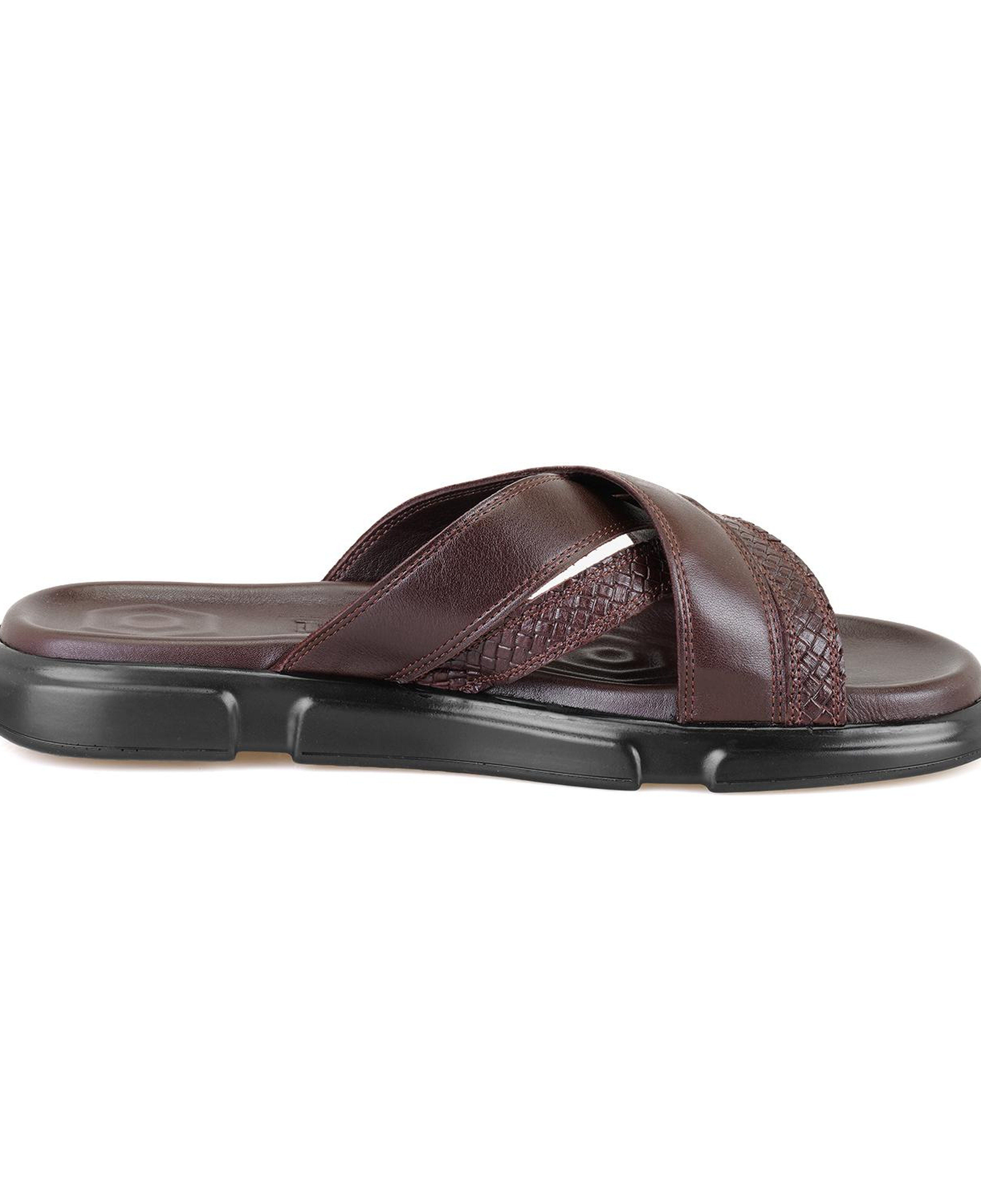 Samuel Kahve Erkek Deri Terlik