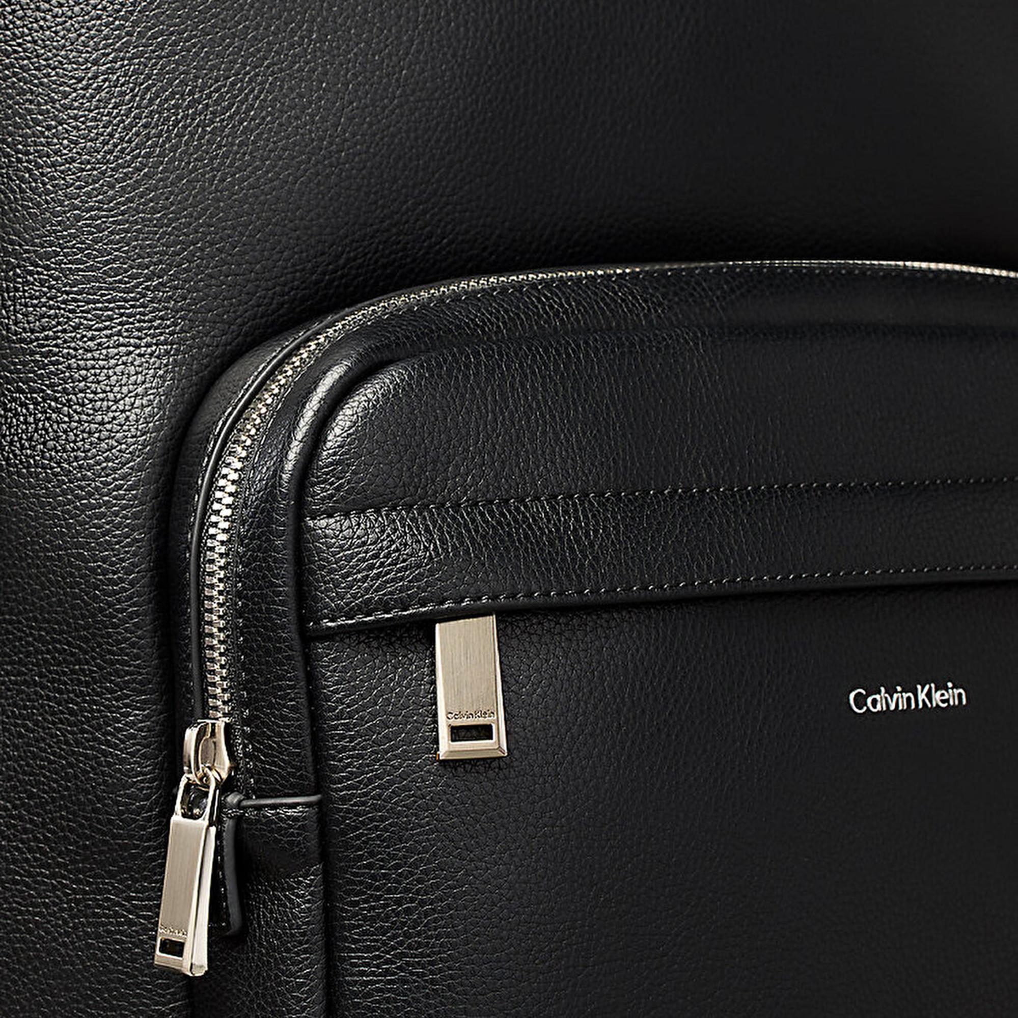 Calvin Klein Raised Round Erkek Siyah Sırt Çantası