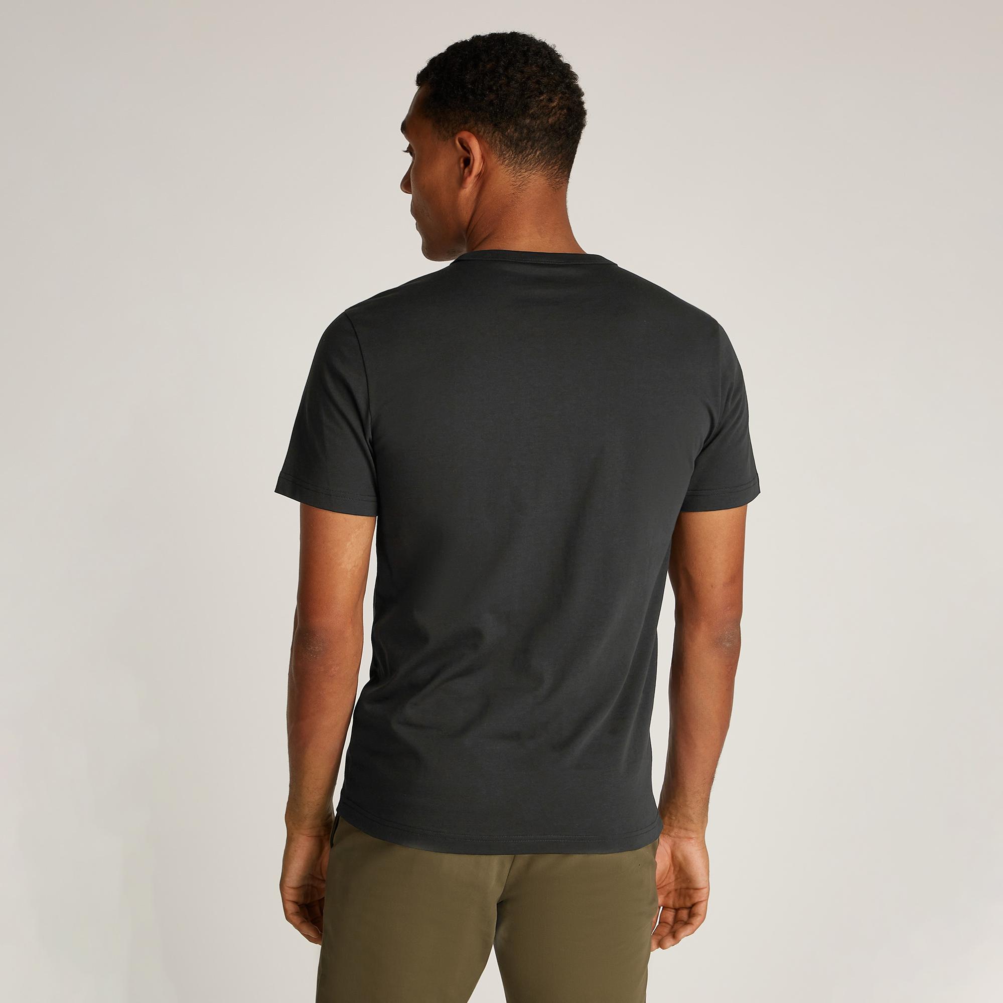 Calvin Klein Gradient Logo Erkek Siyah T-Shirt