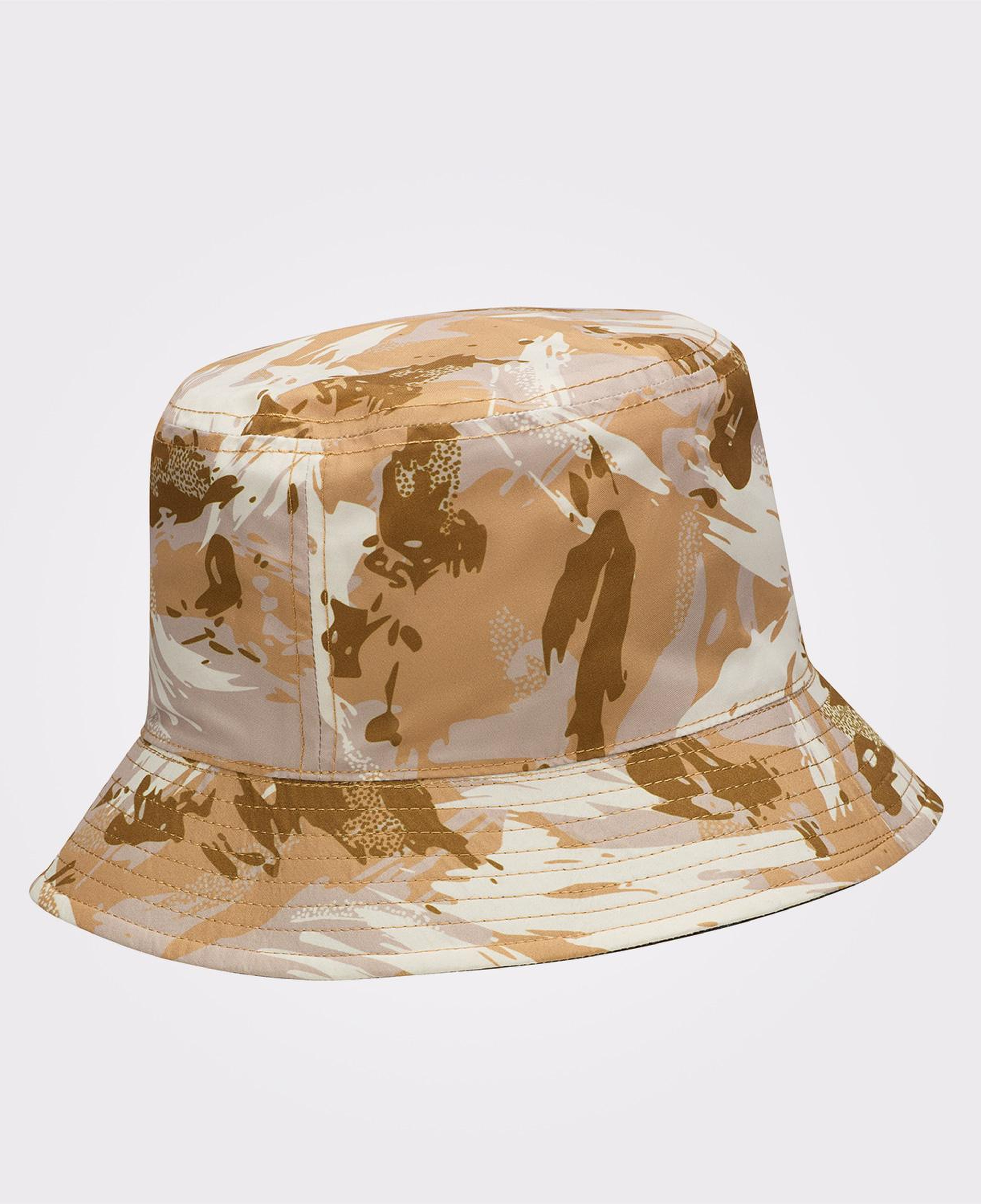 Converse Desenli Unisex Kahverengi Çift Taraflı Şapka