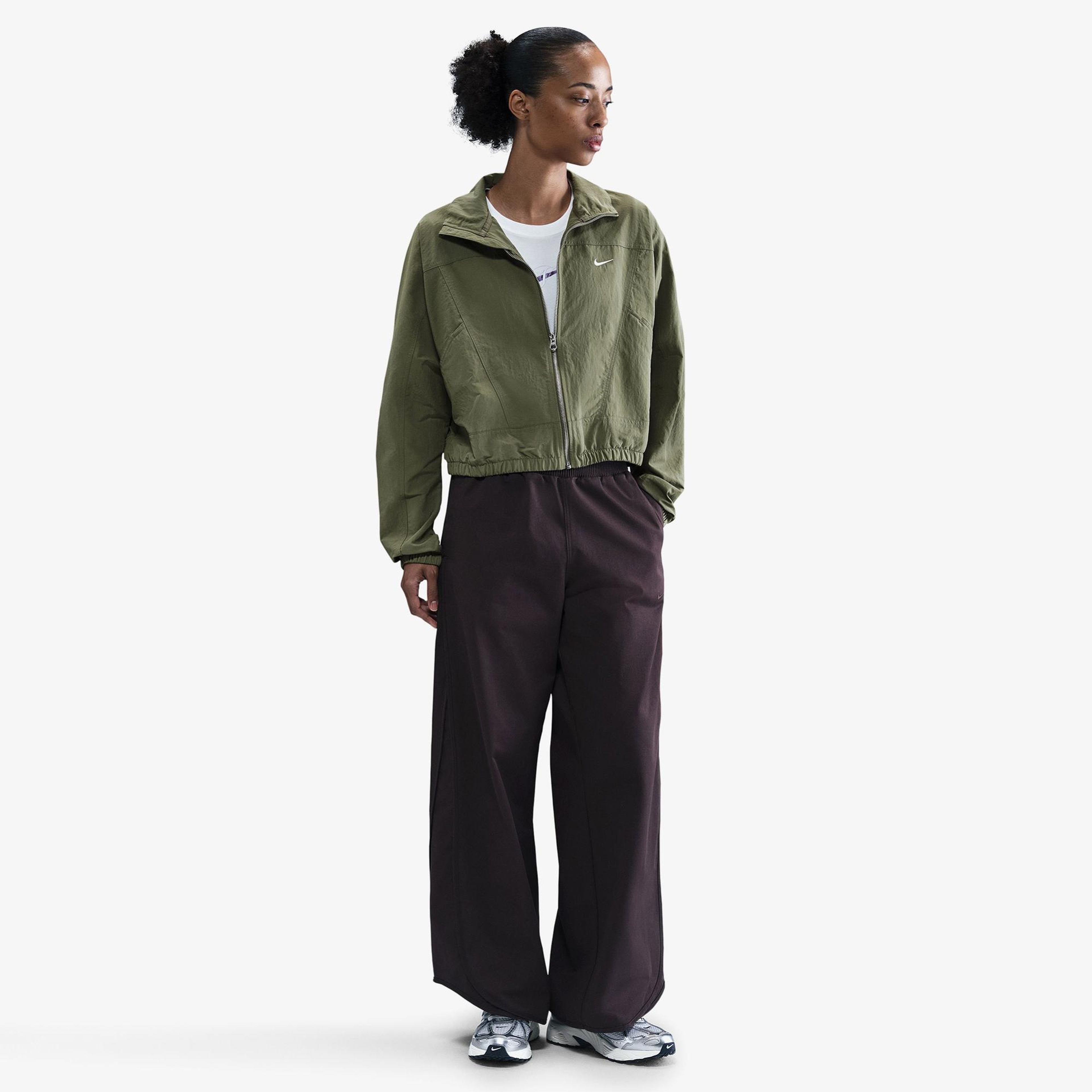 Nike Sportswear Everything Woven Kadın Yeşil Ceket