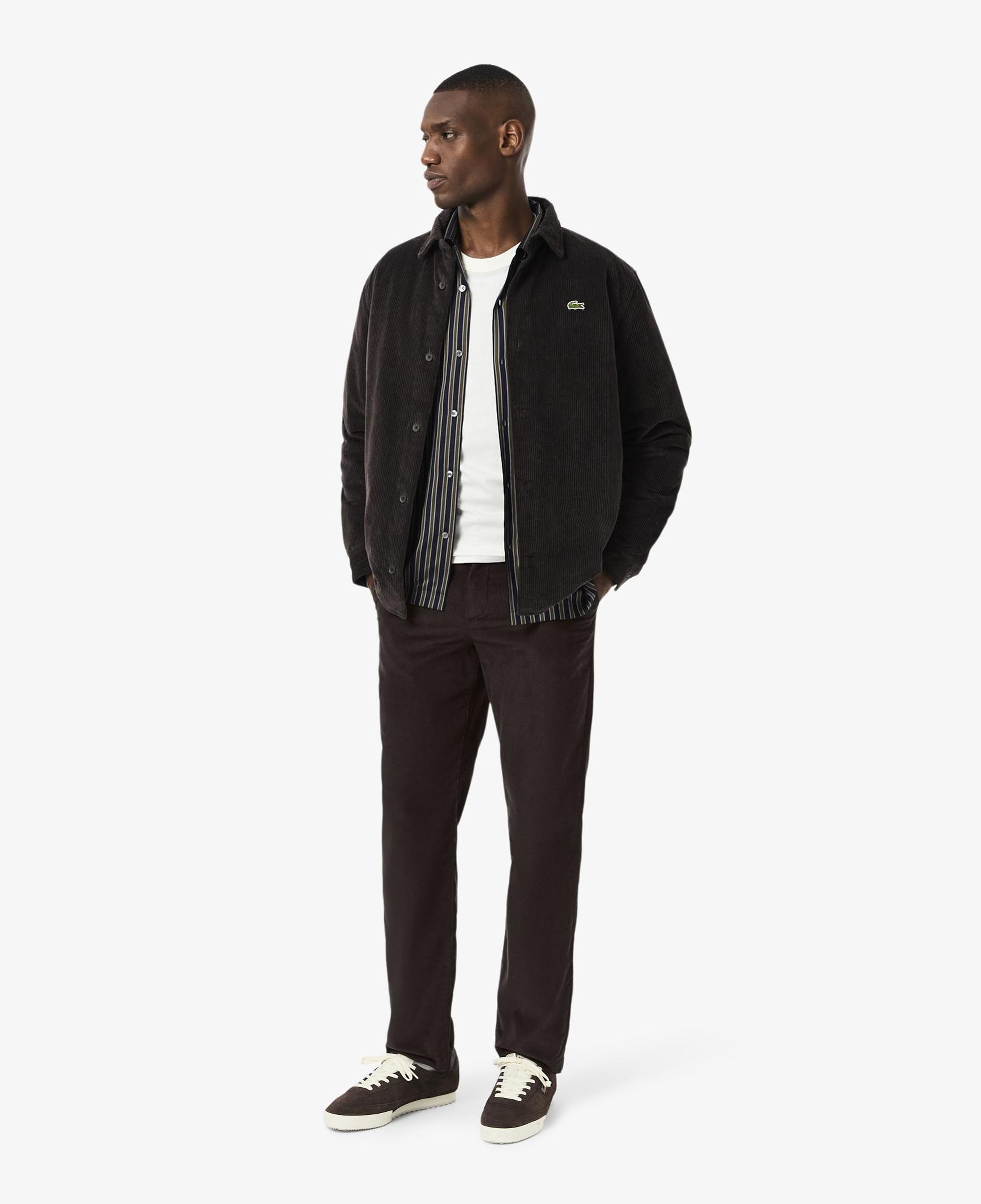 Lacoste Erkek Regular Fit Chino Kahverengi Pantolon