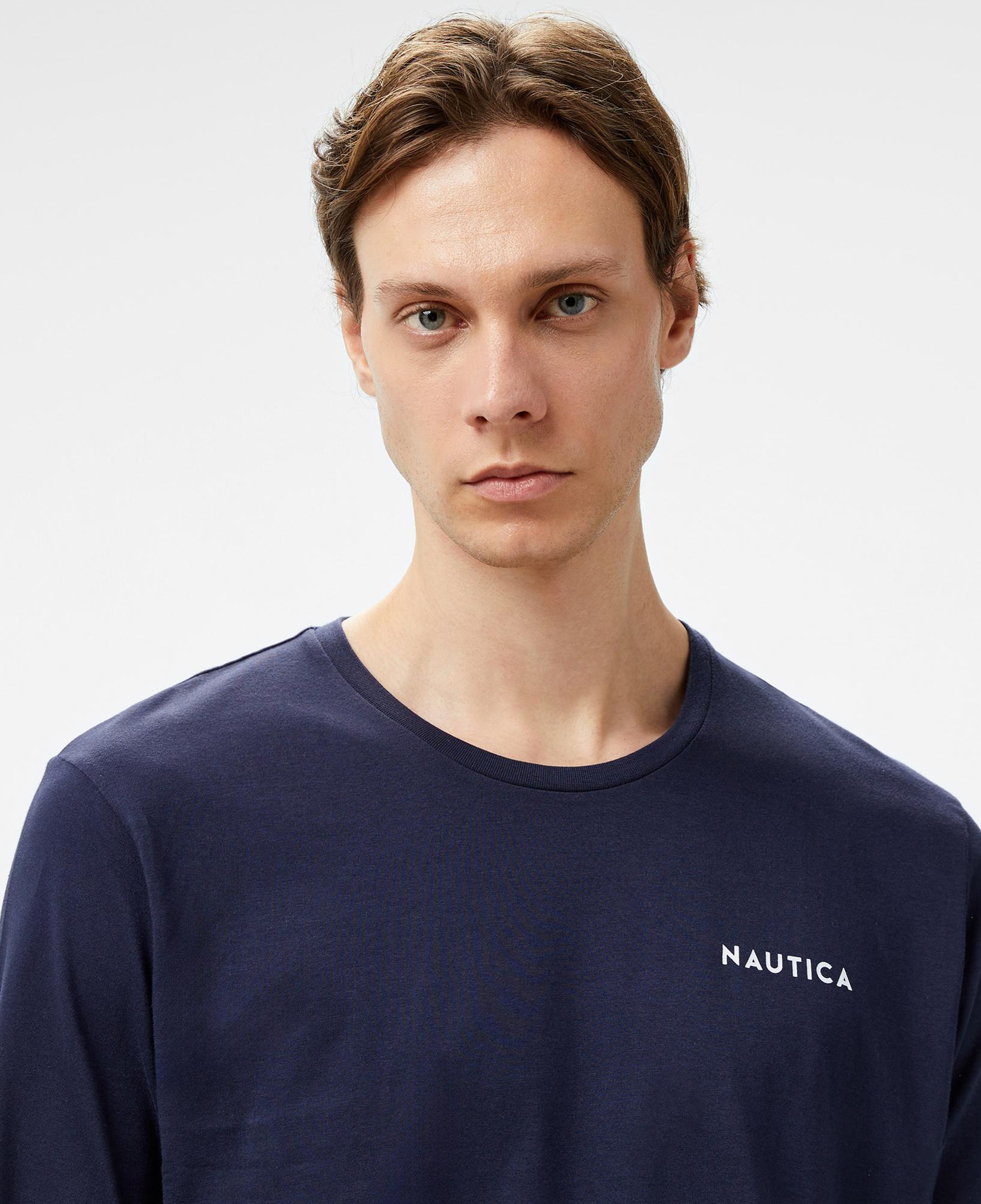 Nautica Erkek Lacivert Uzun Kollu T-Shirt