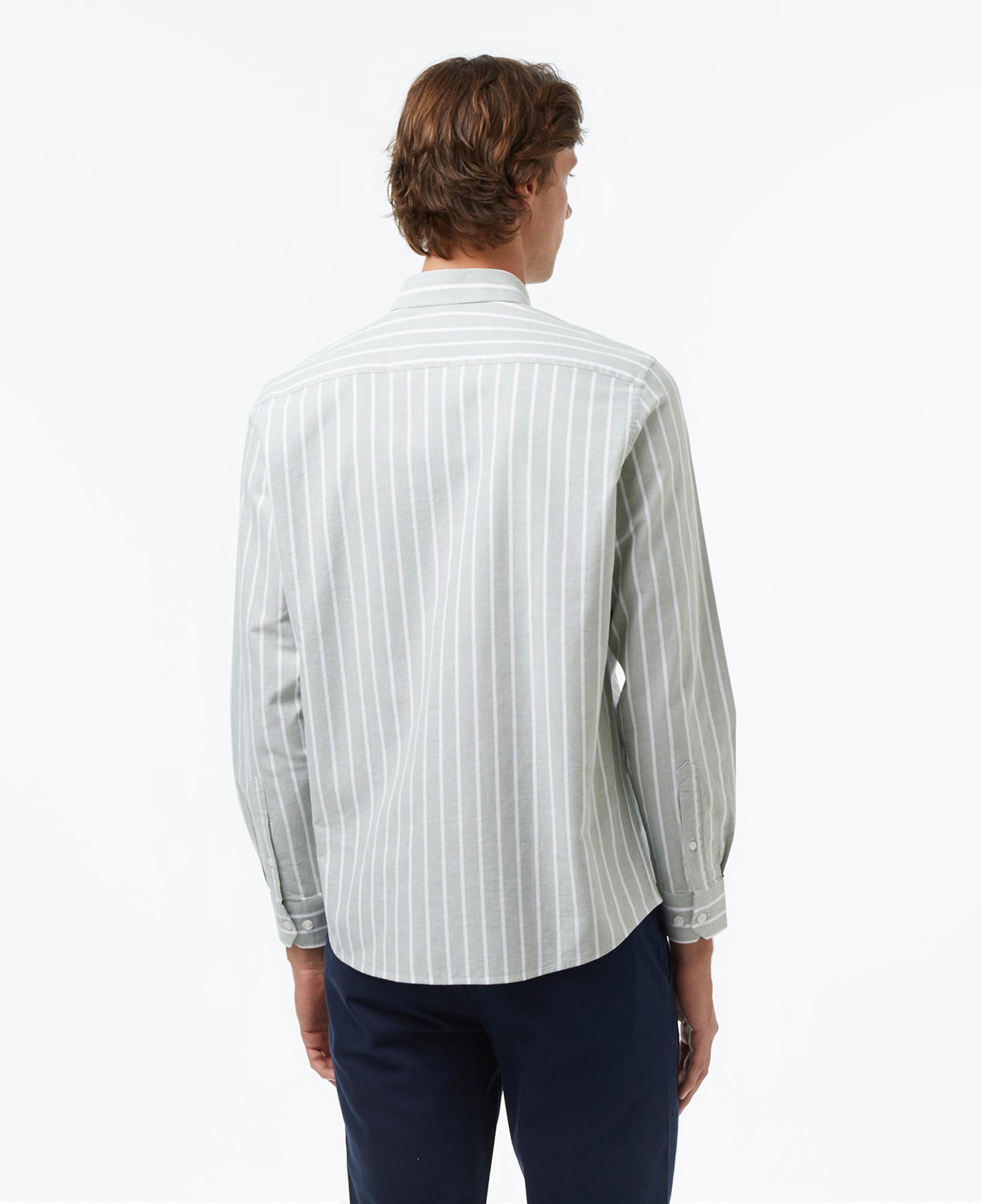 Nautica Erkek Yeşil Classic Fit Çizgili Gömlek