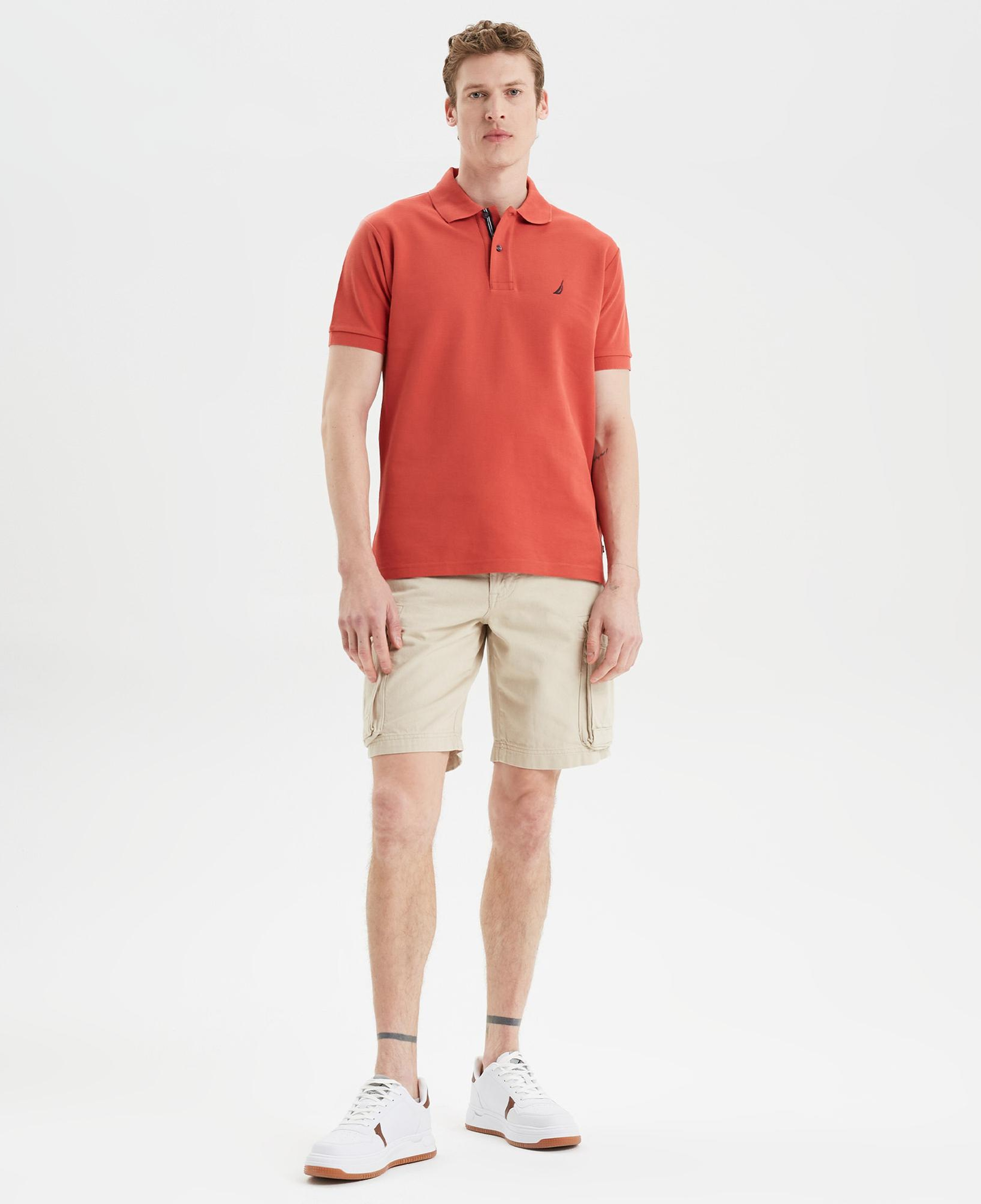 Nautica Erkek Krem Rengi Bermuda Şort