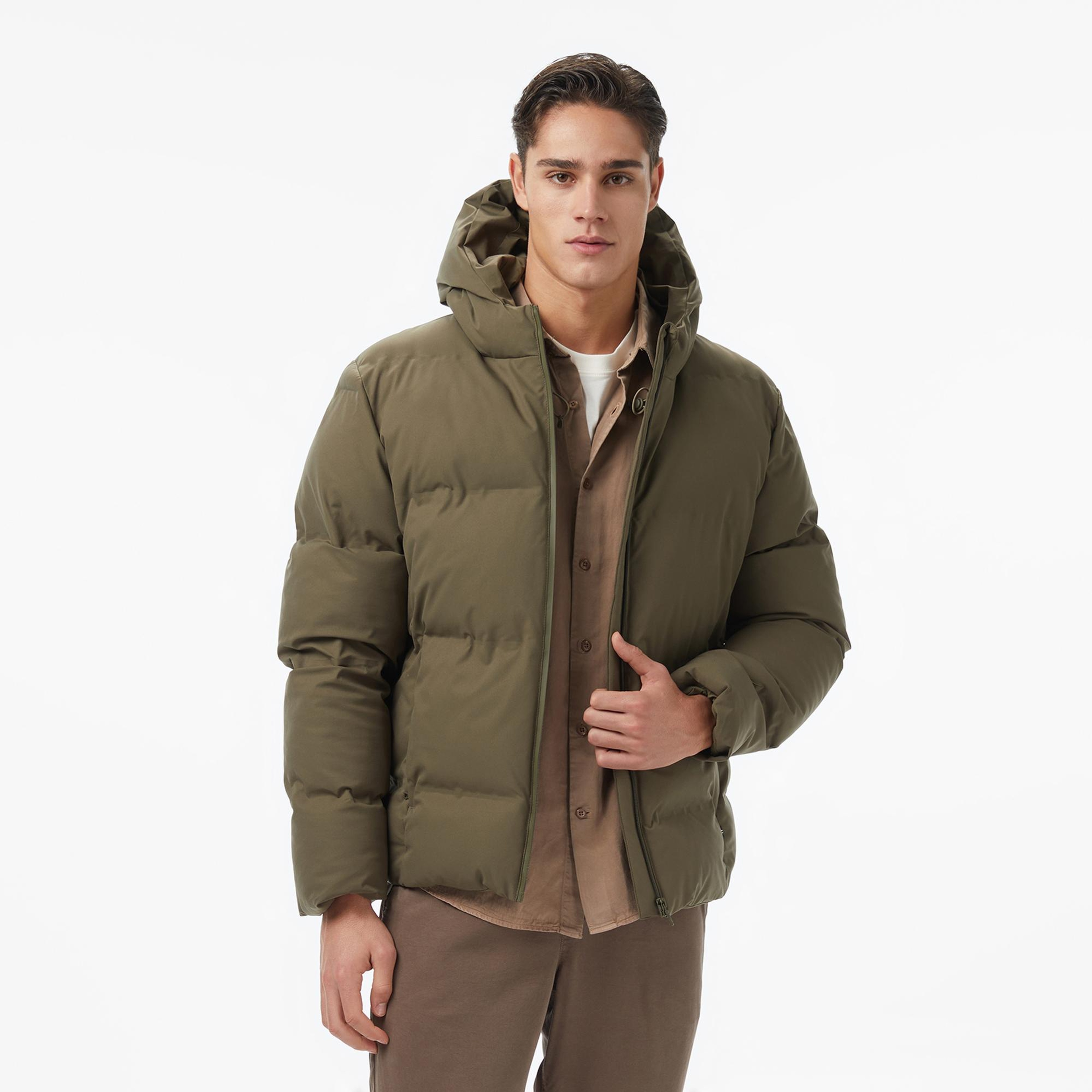 Nautica Erkek Yeşil Regular Fit Mont