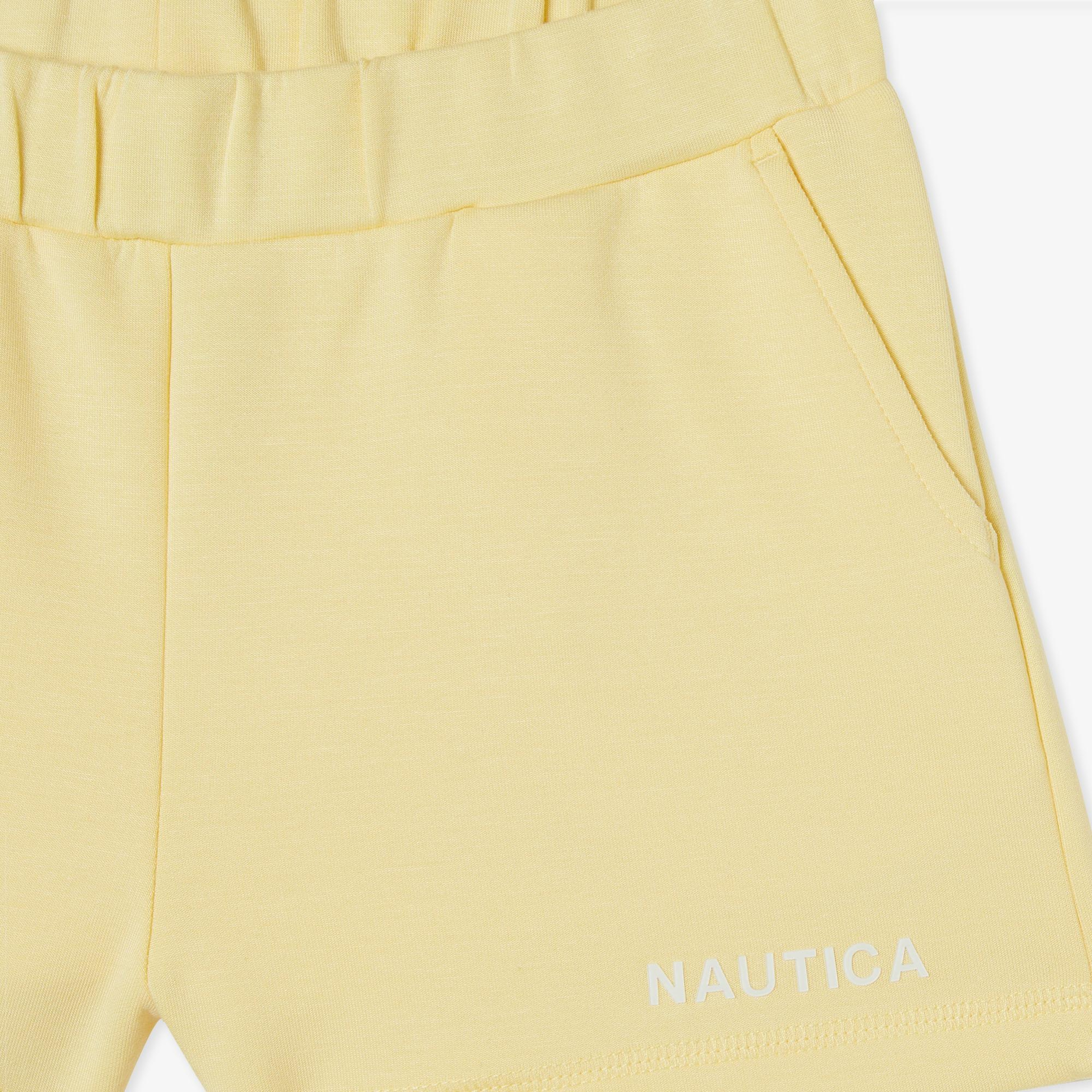 Nautica Kız Çocuk Sarı Relaxed Fit Şort