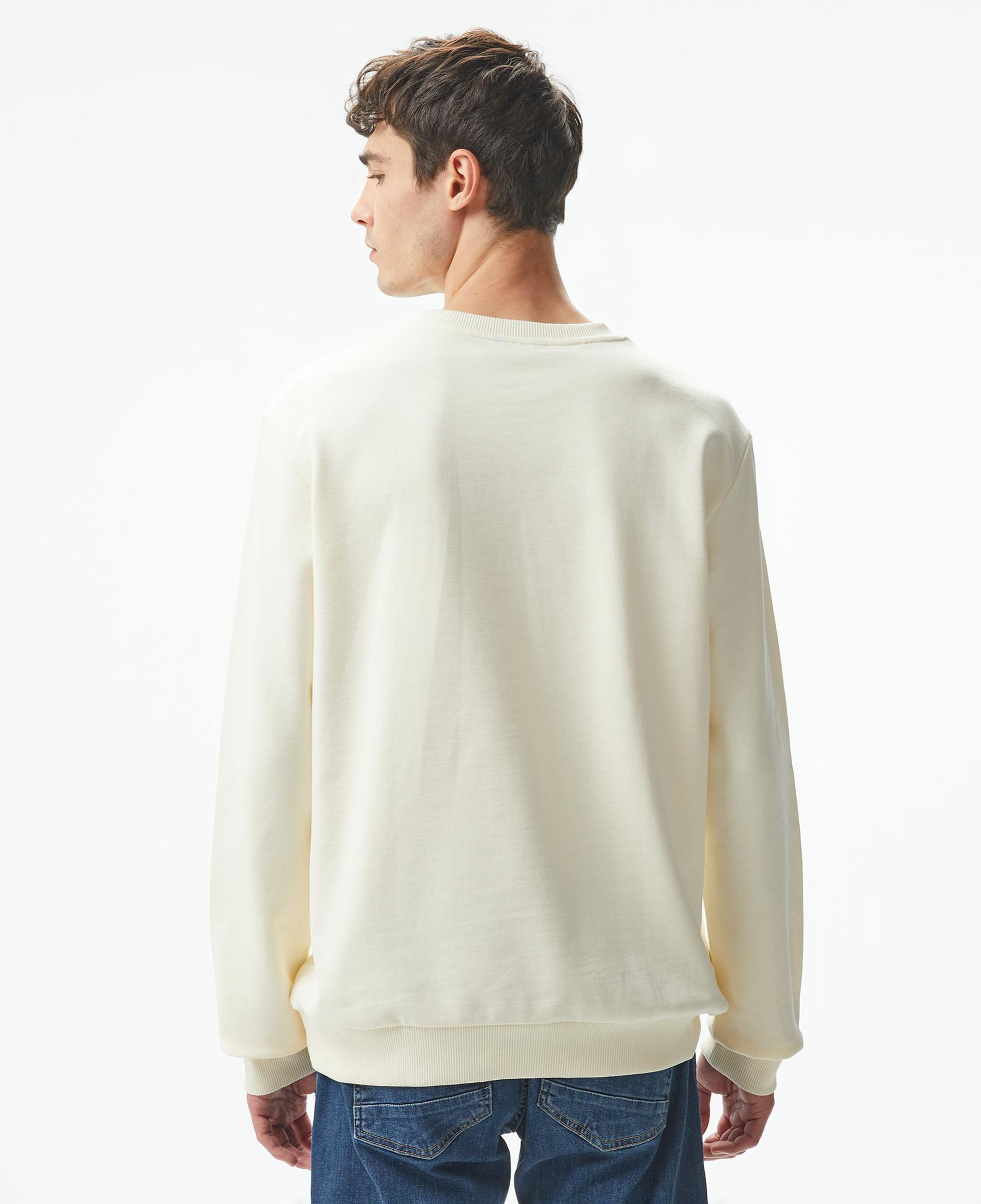 Nautica Erkek Beyaz Regular Fit Sweatshirt