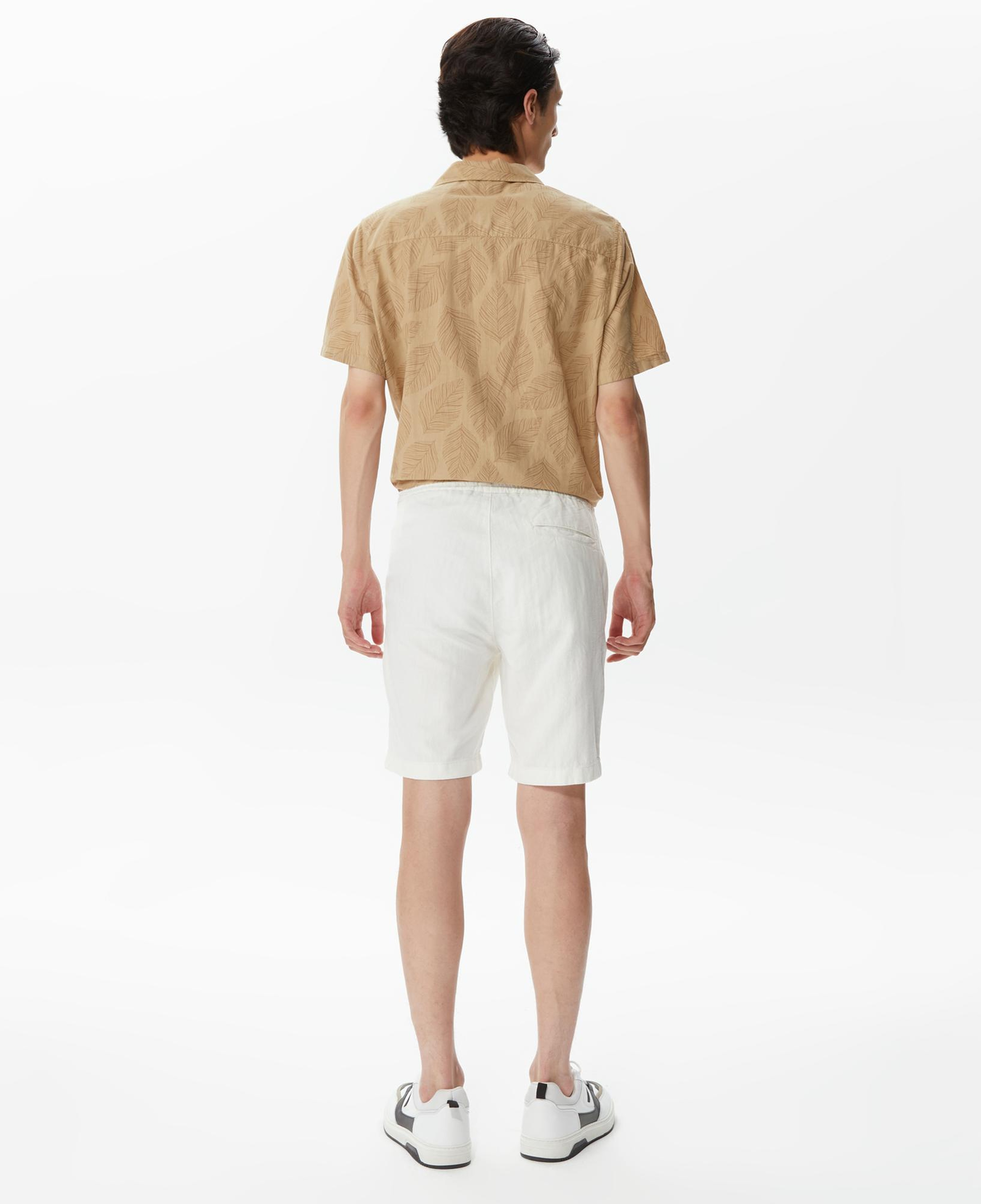 Nautica Erkek Beyaz Bermuda Şort