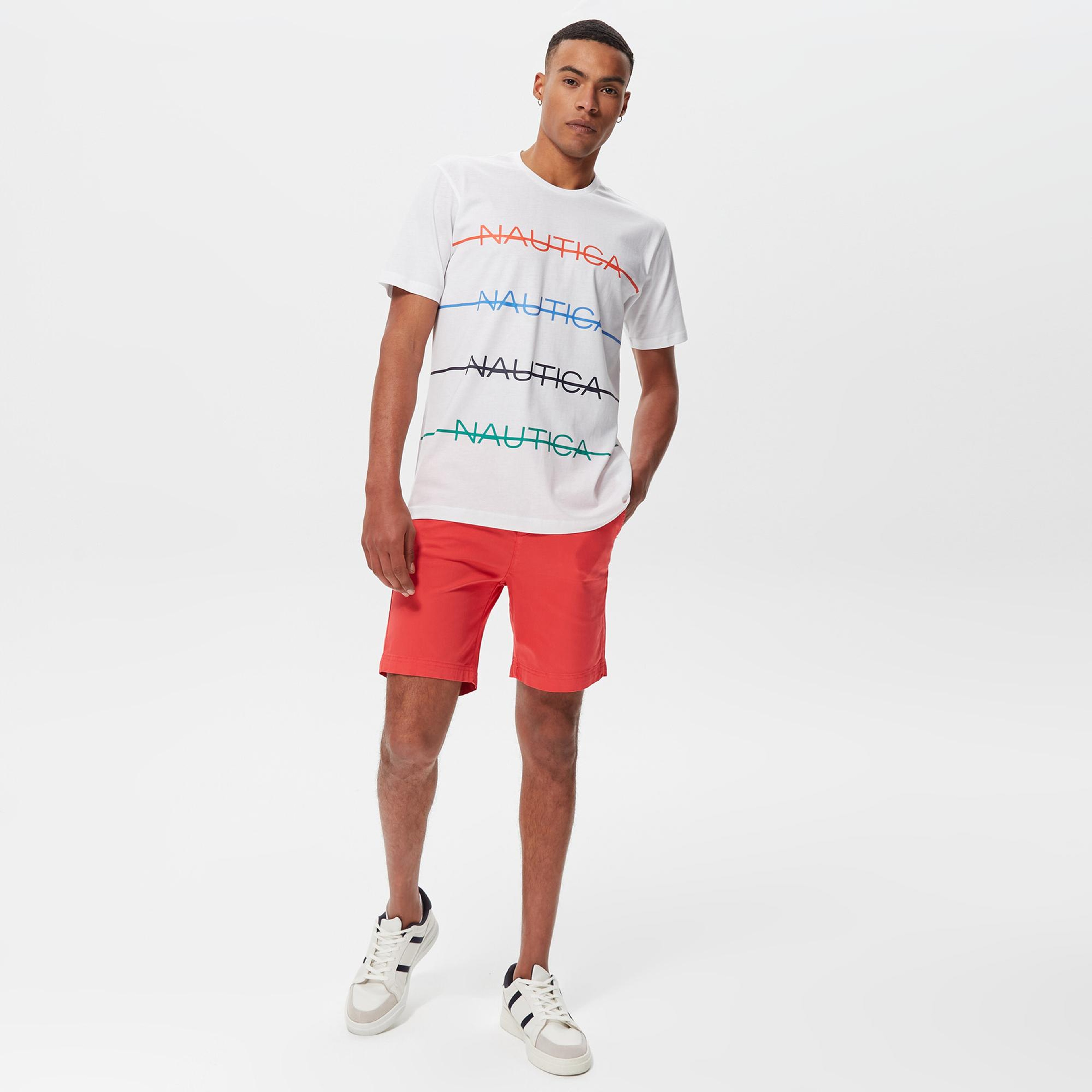 Nautica Erkek Kırmızı Bermuda
