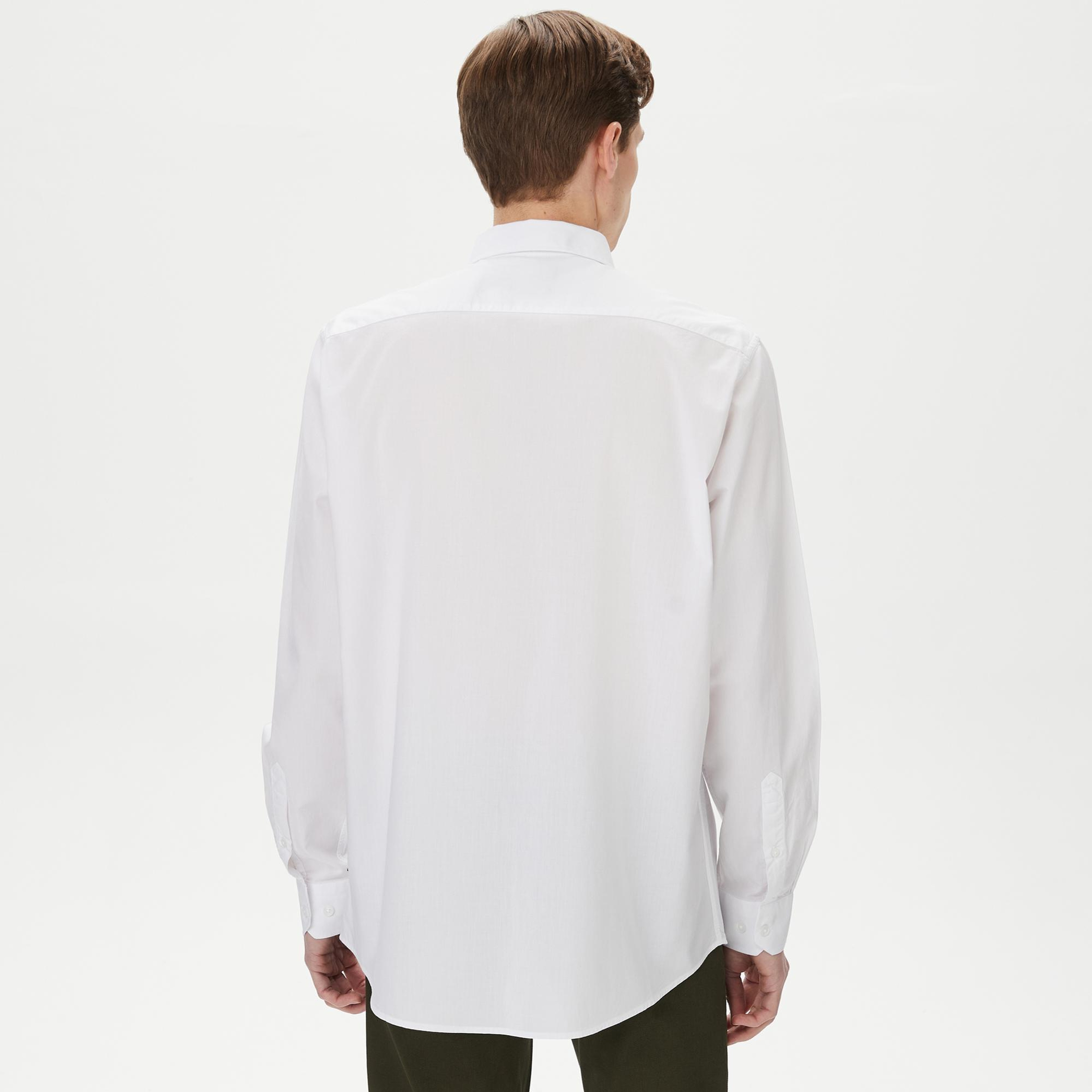 Nautica Erkek Beyaz Classic Fit Gömlek