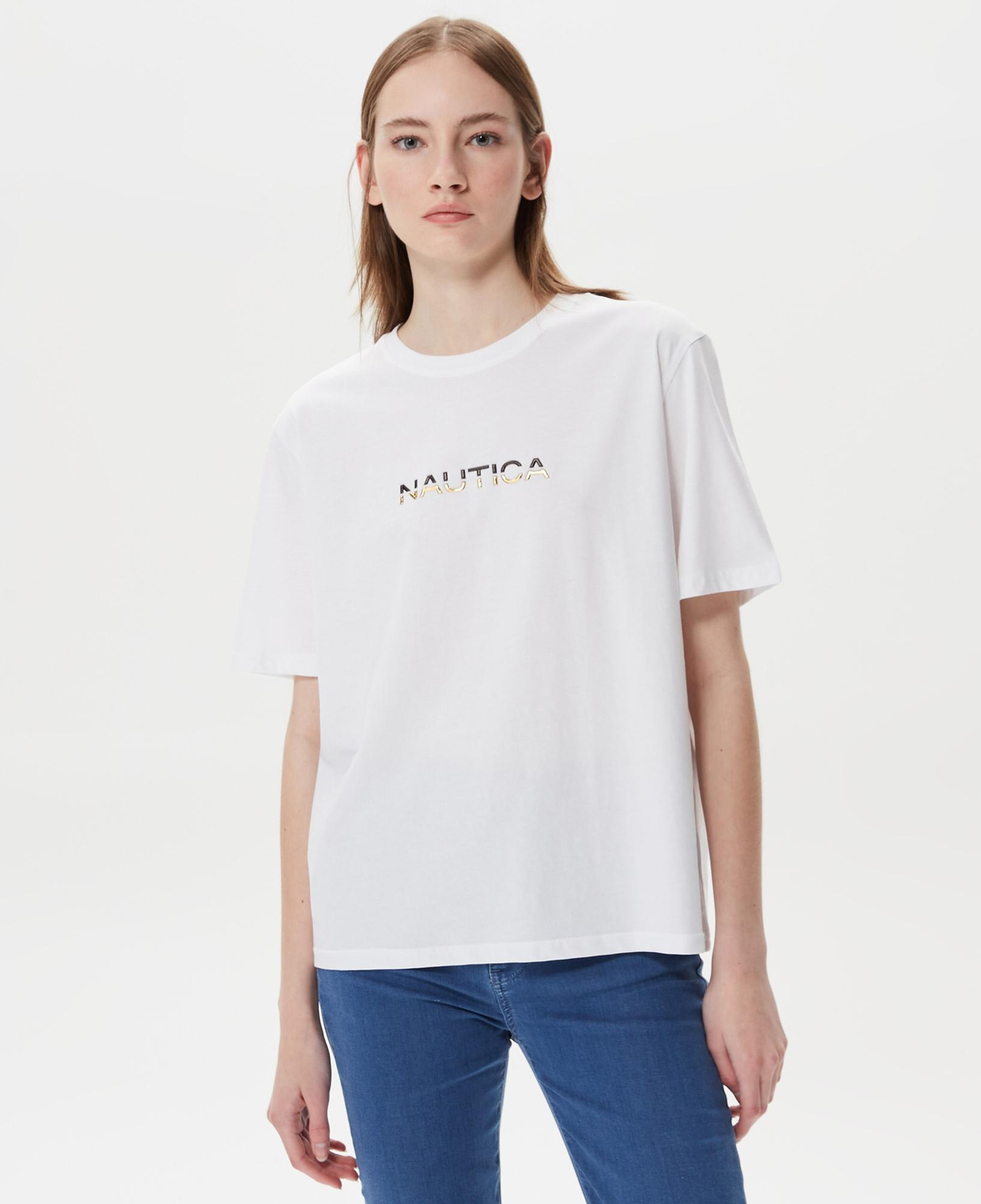 Nautica Kadın Beyaz T-Shirt