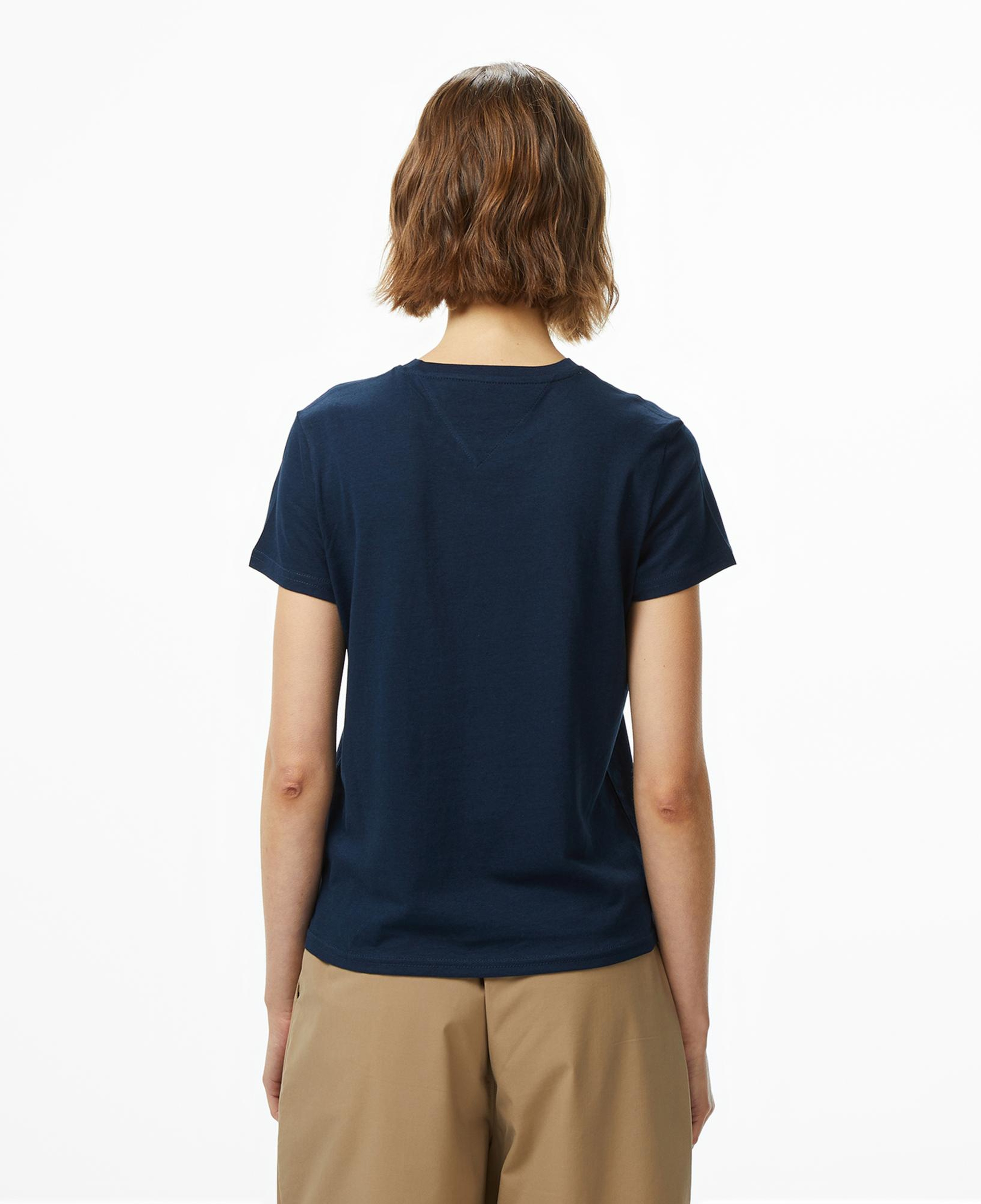 Tommy Jeans Regular Essential Logo Kadın Lacivert T-Shirt