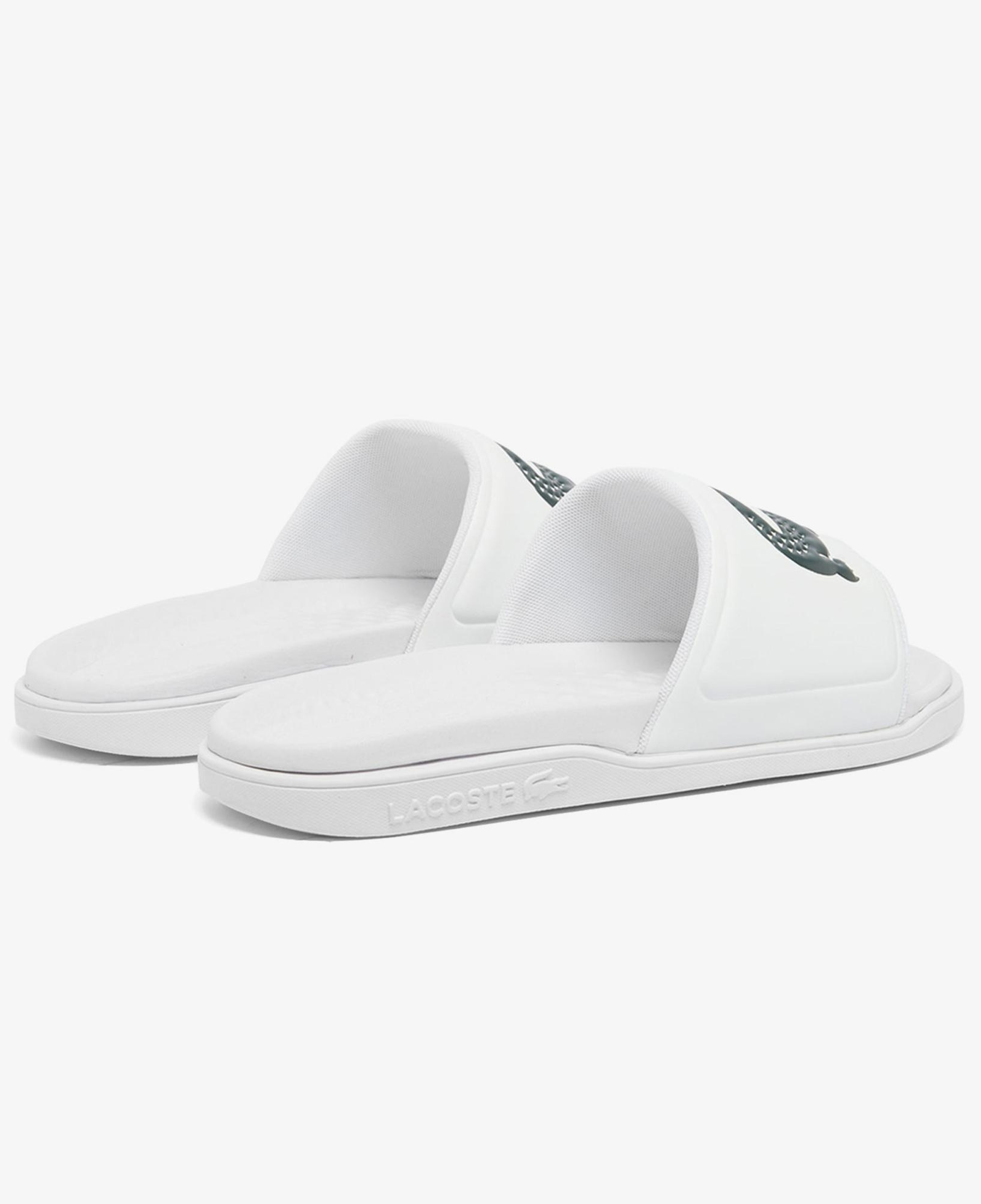 Lacoste Serve Slide Dual Erkek Beyaz Terlik