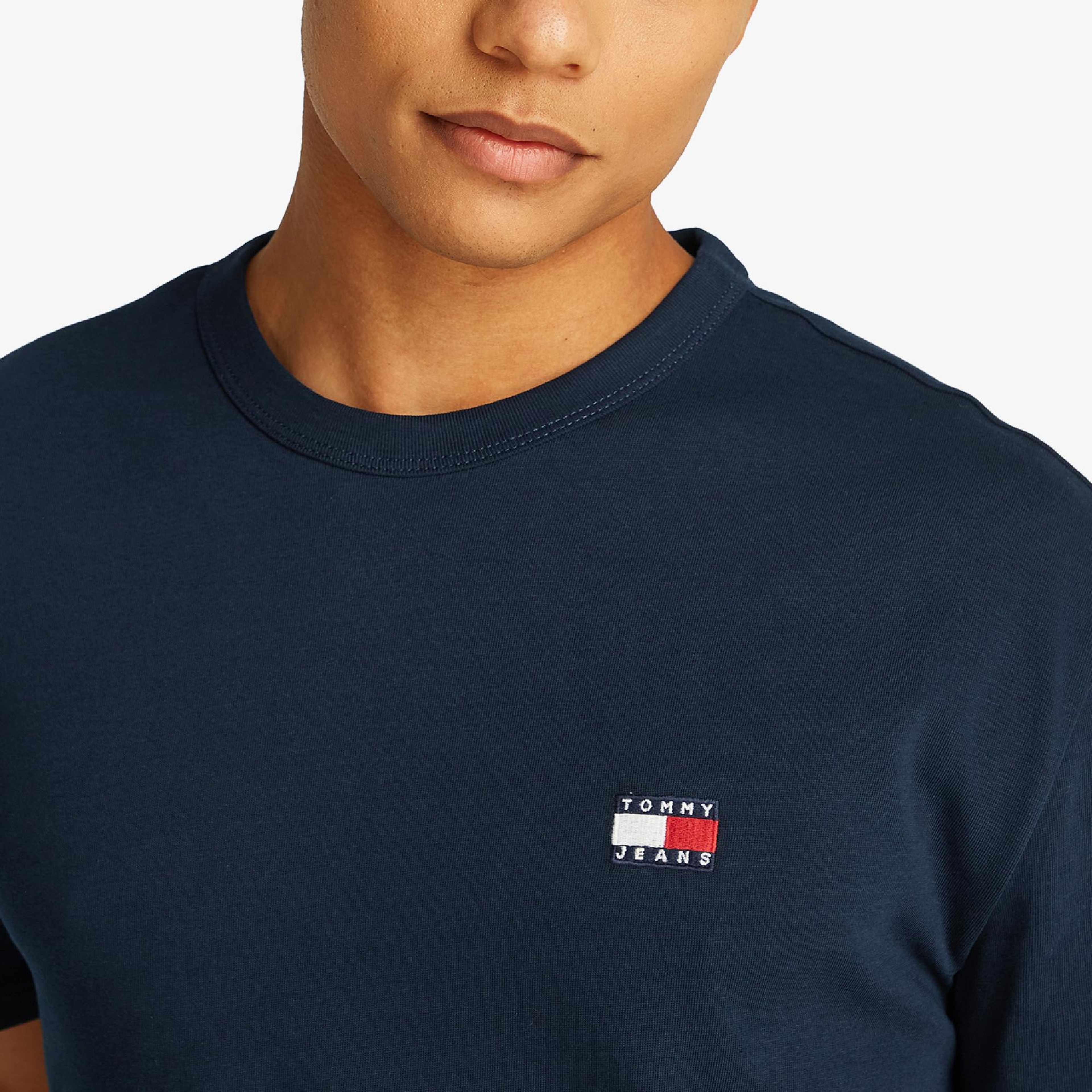 Tommy Hilfiger Badge Erkek Lacivert T-Shirt