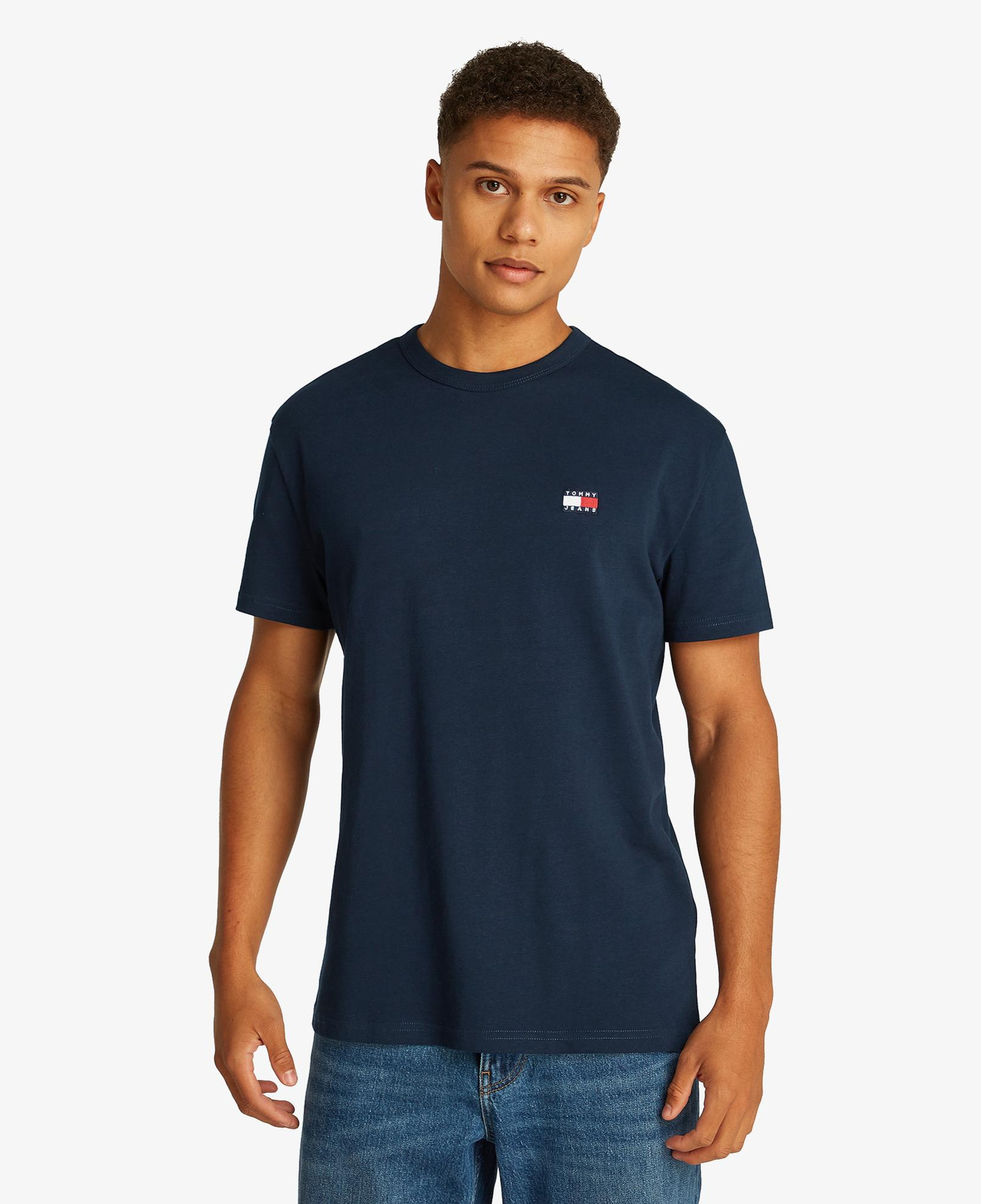 Tommy Hilfiger Badge Erkek Lacivert T-Shirt