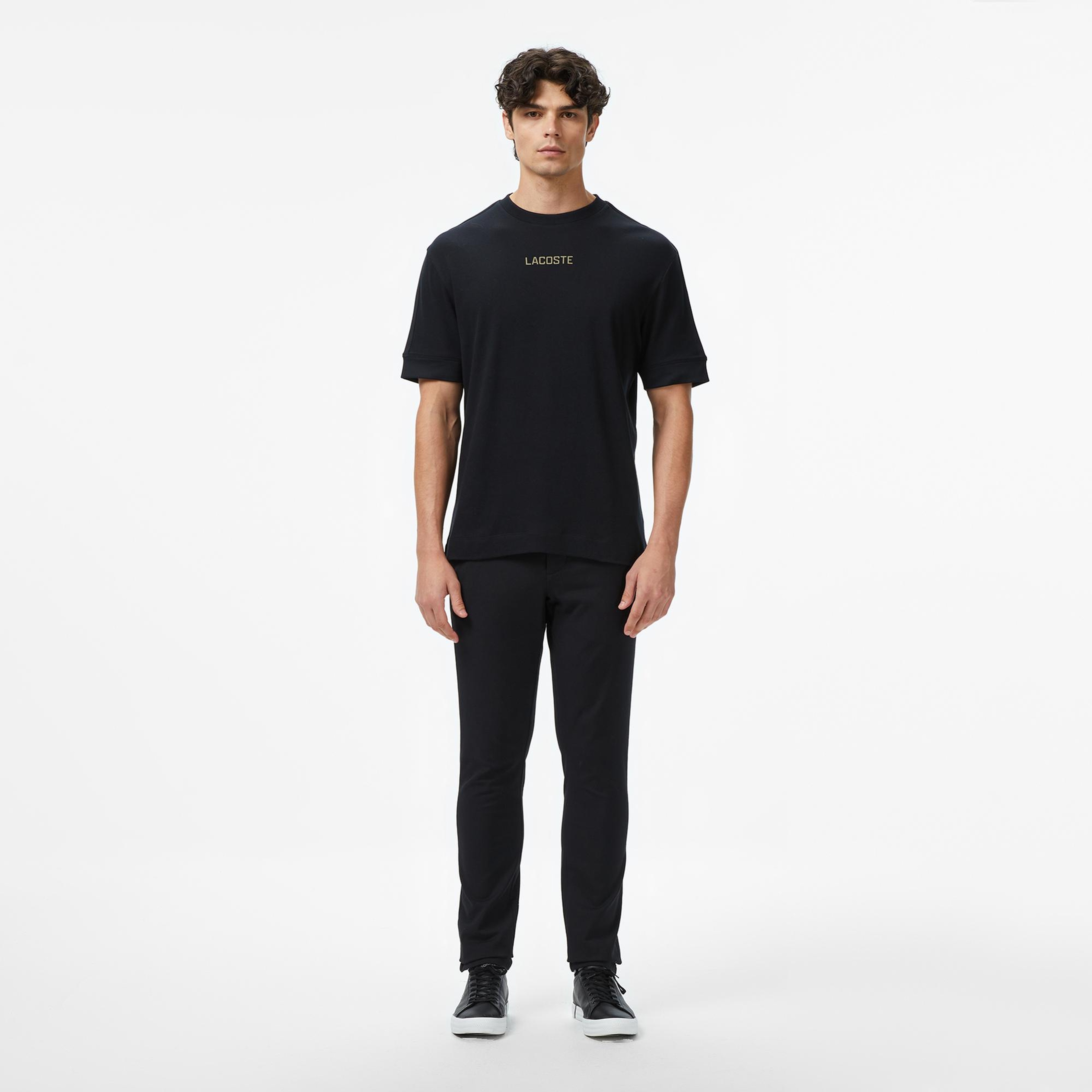 Lacoste Erkek Slim Fit Siyah Chino Pantolon