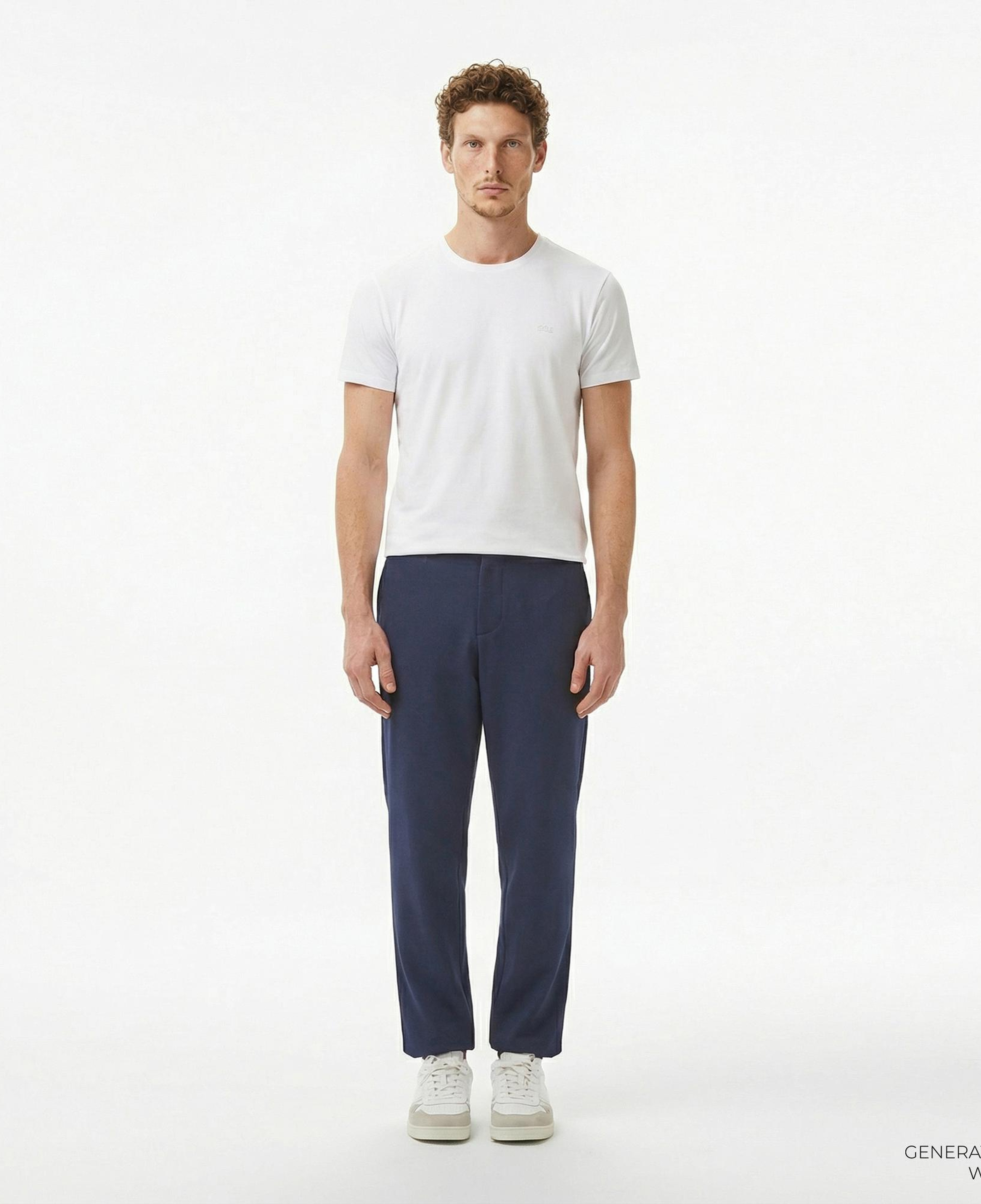 Lacoste Erkek Tapered Fit Lacivert Pantolon