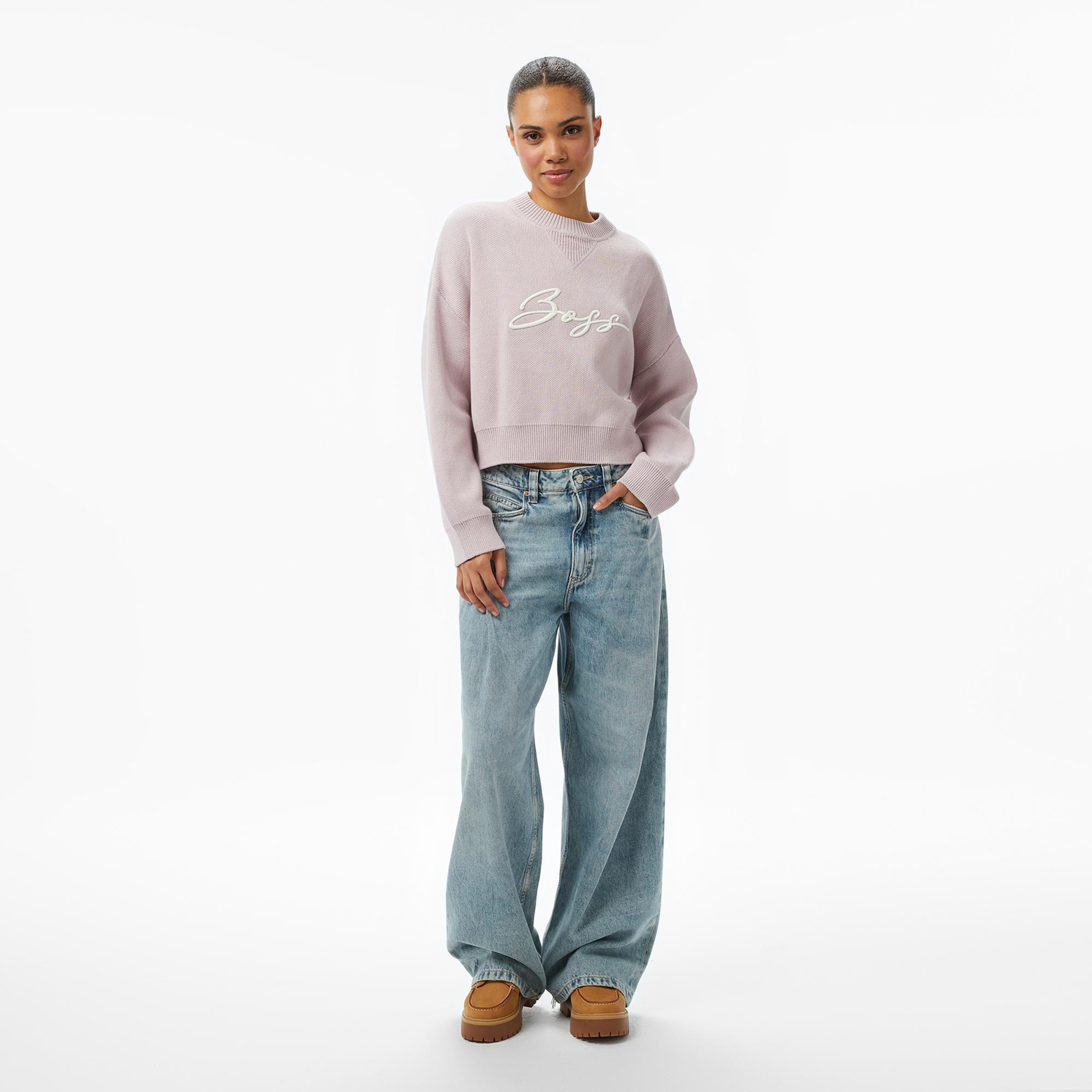 Boss Finevra Kadın Mor Triko