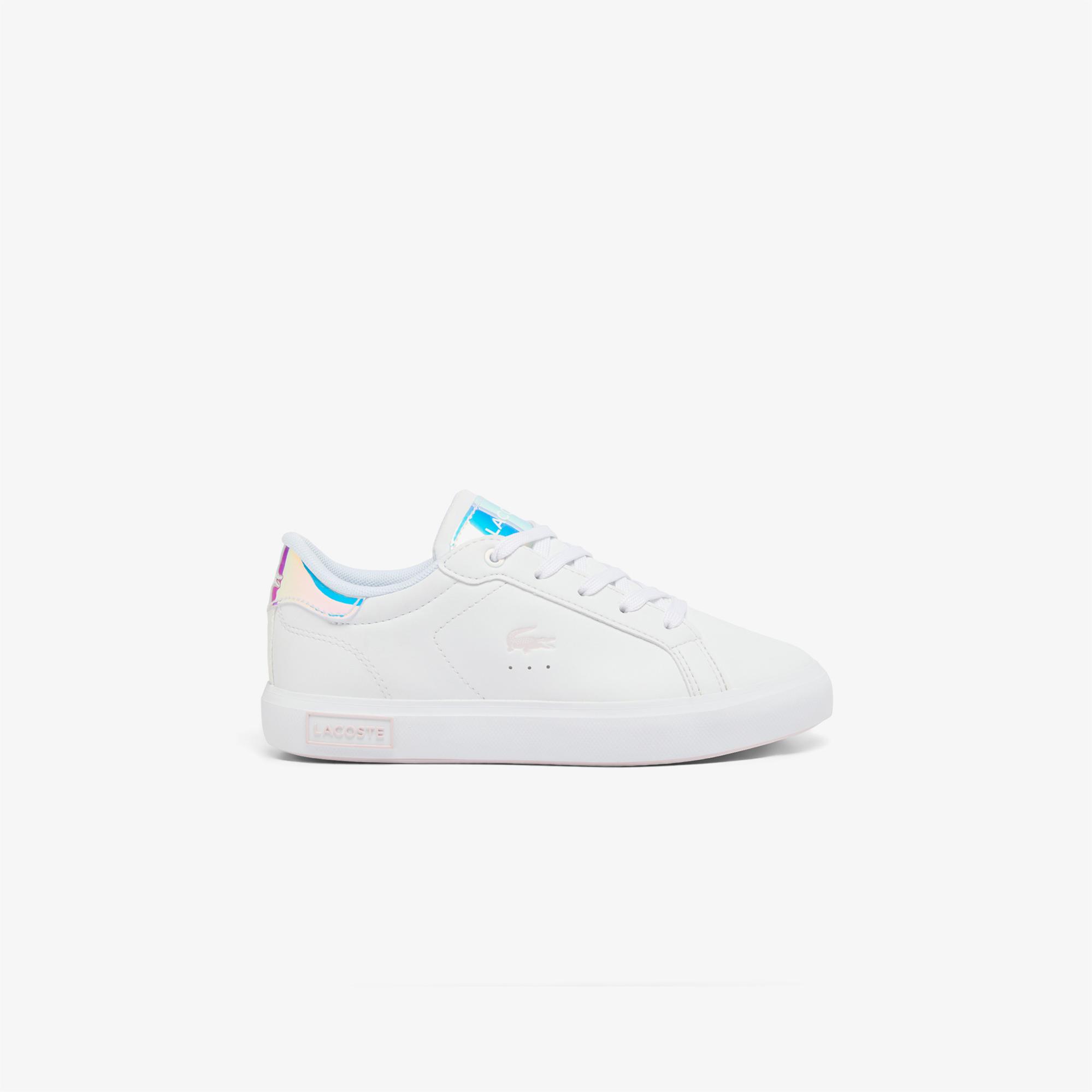 Lacoste Powercourt Çocuk Beyaz Sneaker