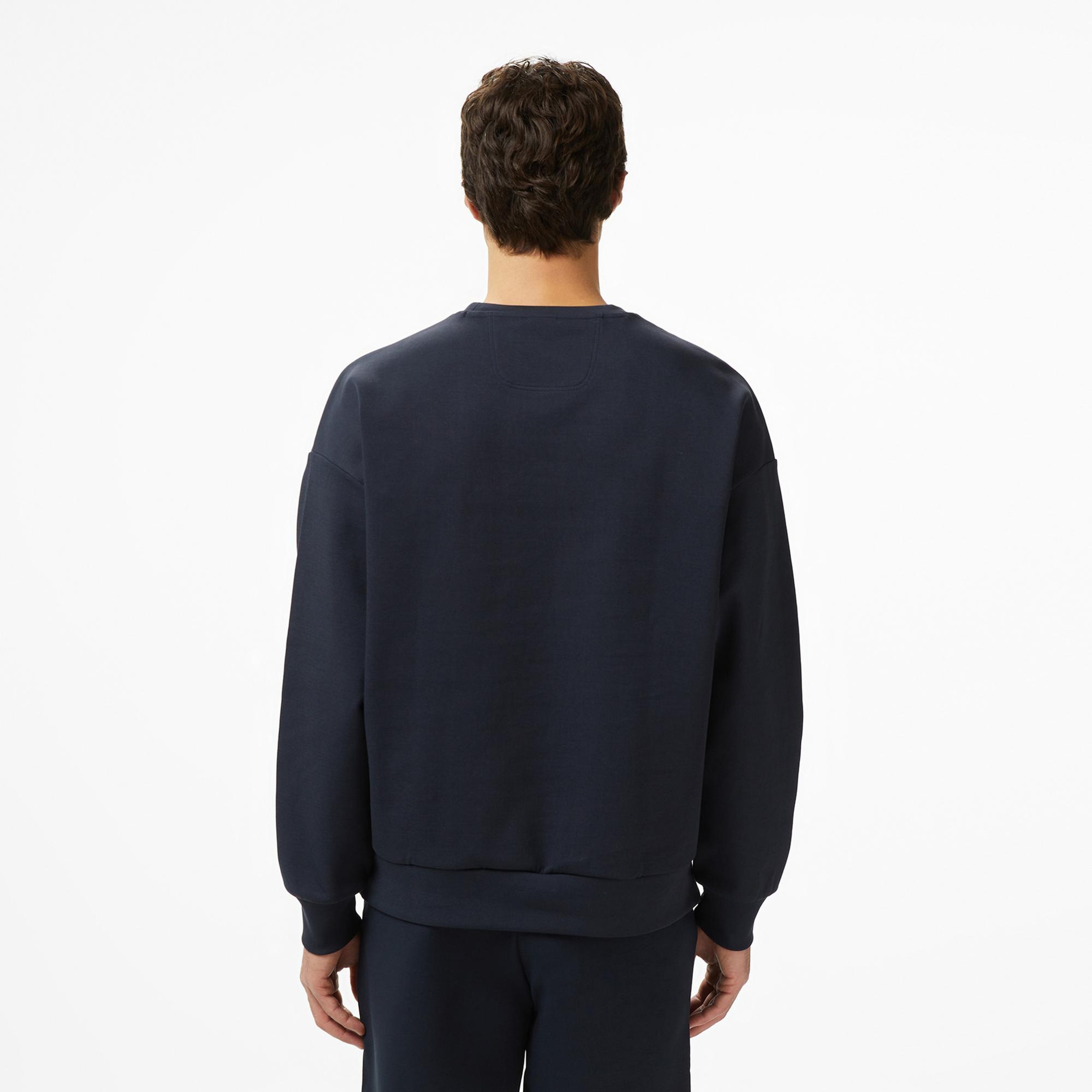 Boss Stenson Erkek Lacivert Sweatshirt