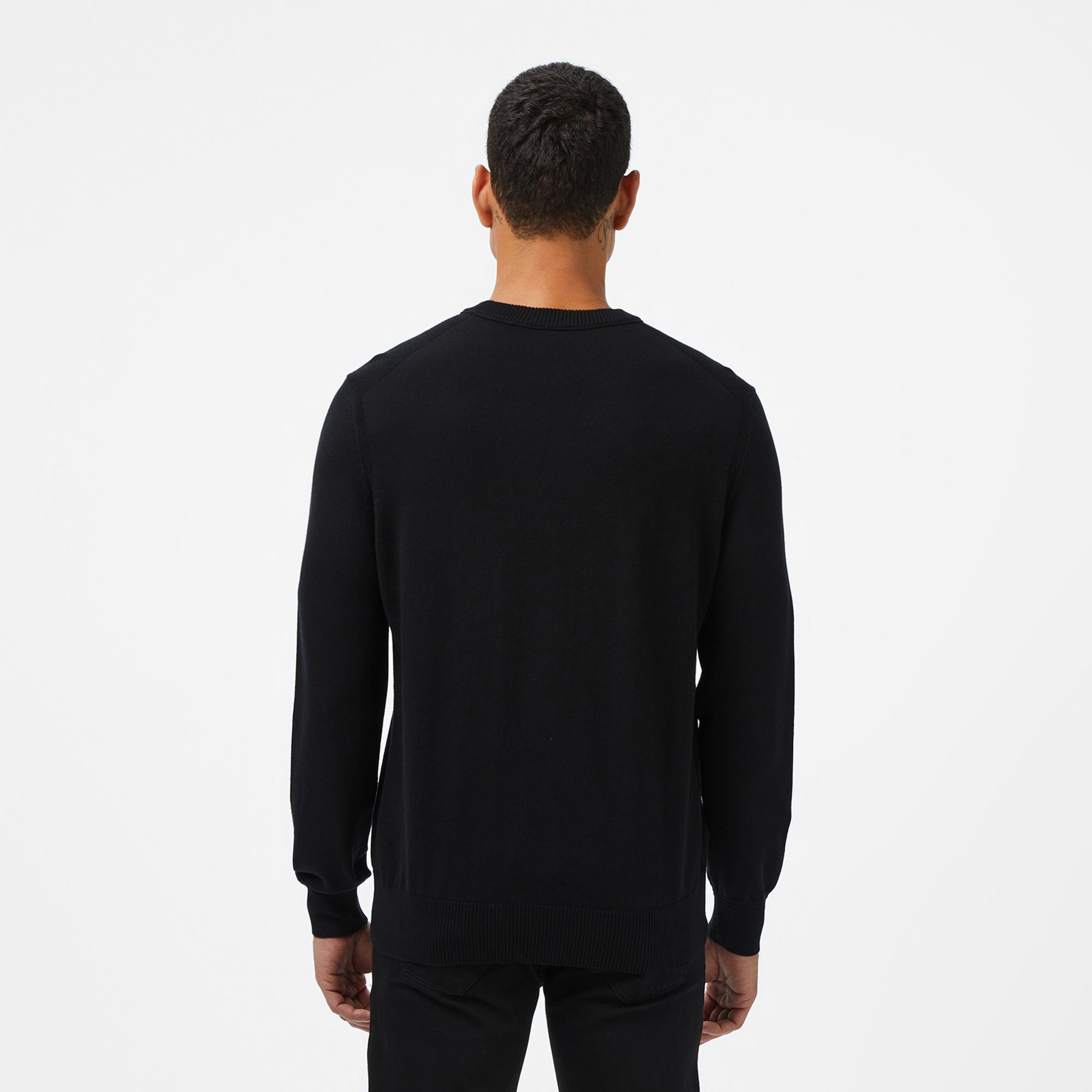 Boss Asac Erkek Siyah Triko