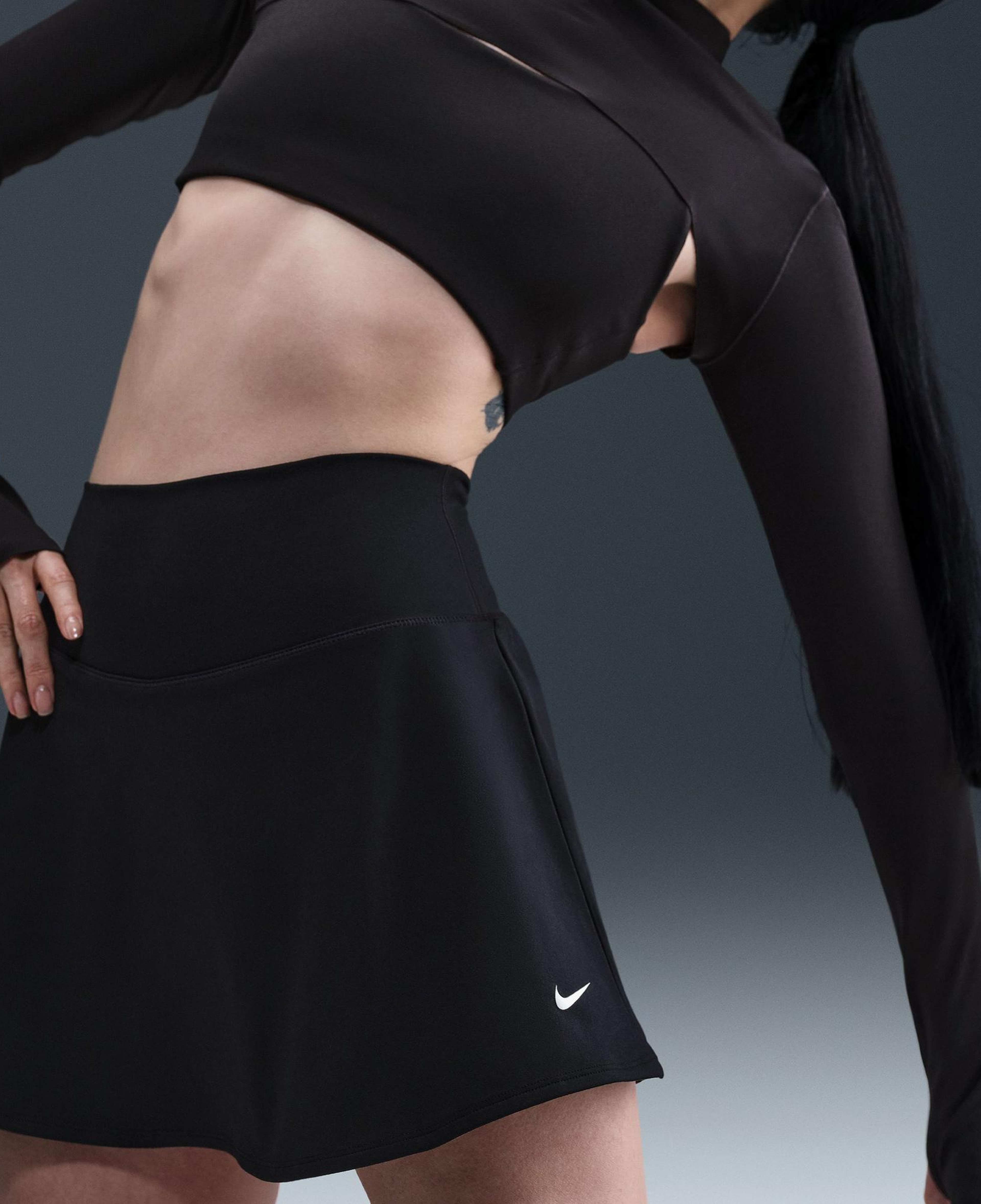 Nike One Dri-Fit Kadın Siyah Etek