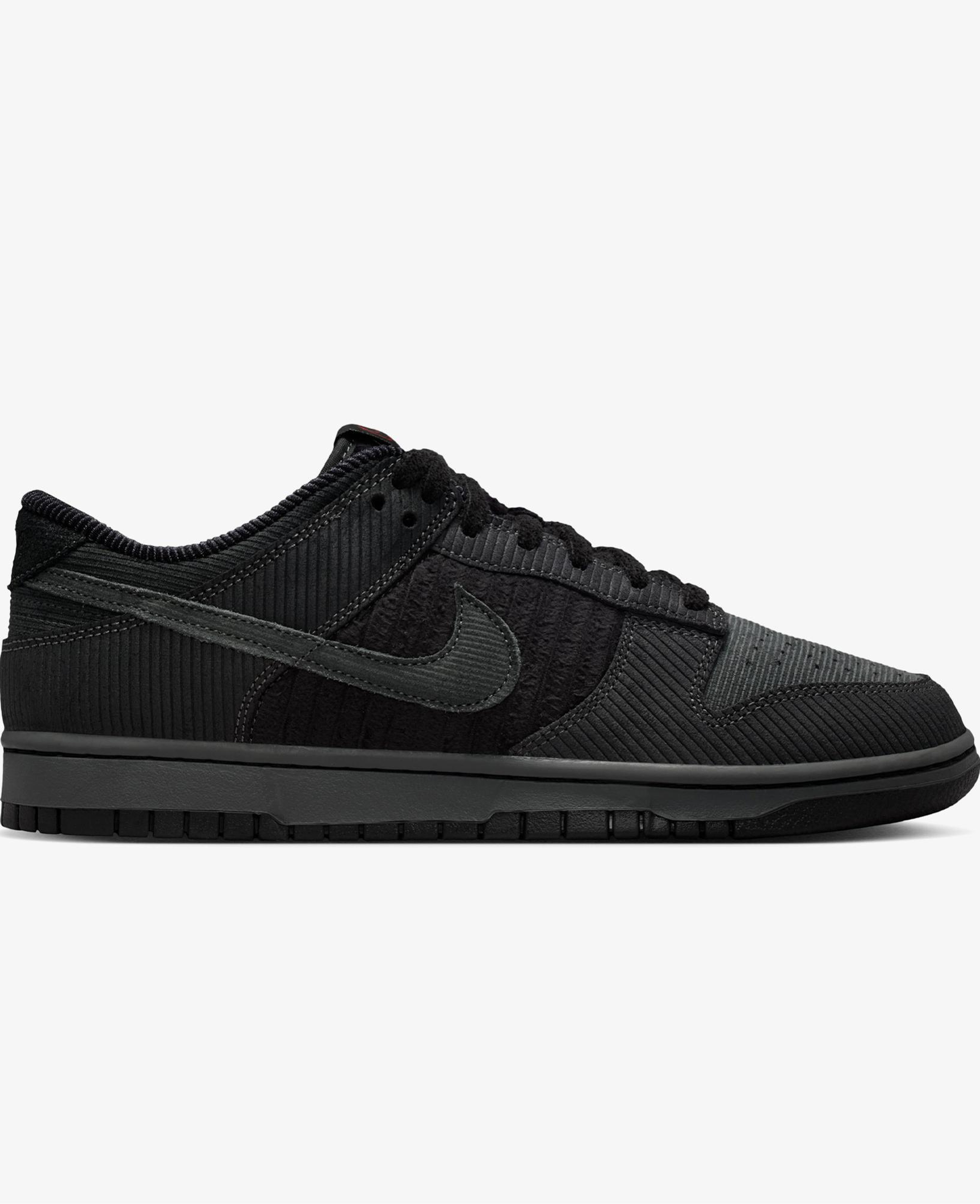 Nike Dunk Low Retro Premium Erkek Siyah Spor Ayakkabı