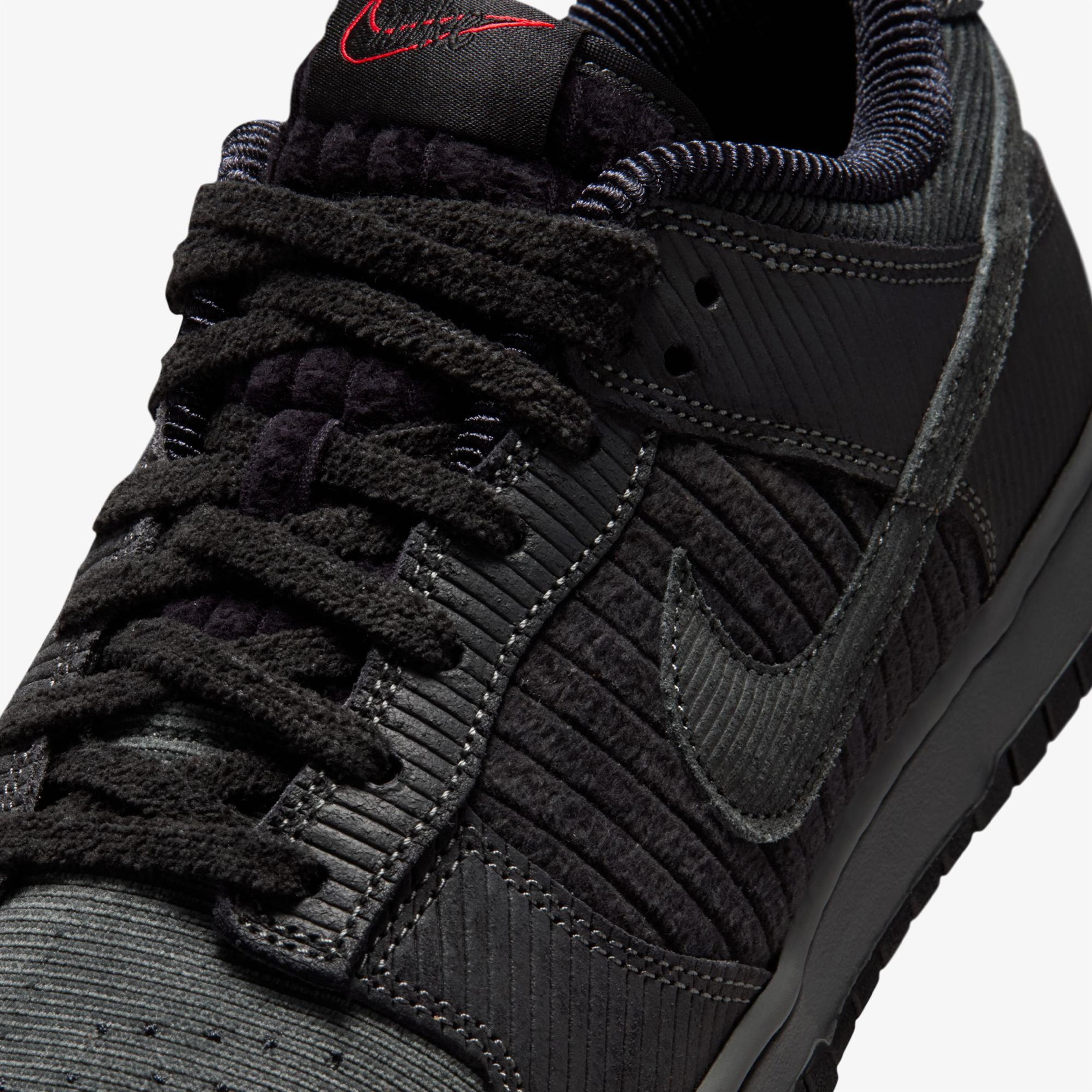 Nike Dunk Low Retro Premium Erkek Siyah Spor Ayakkabı