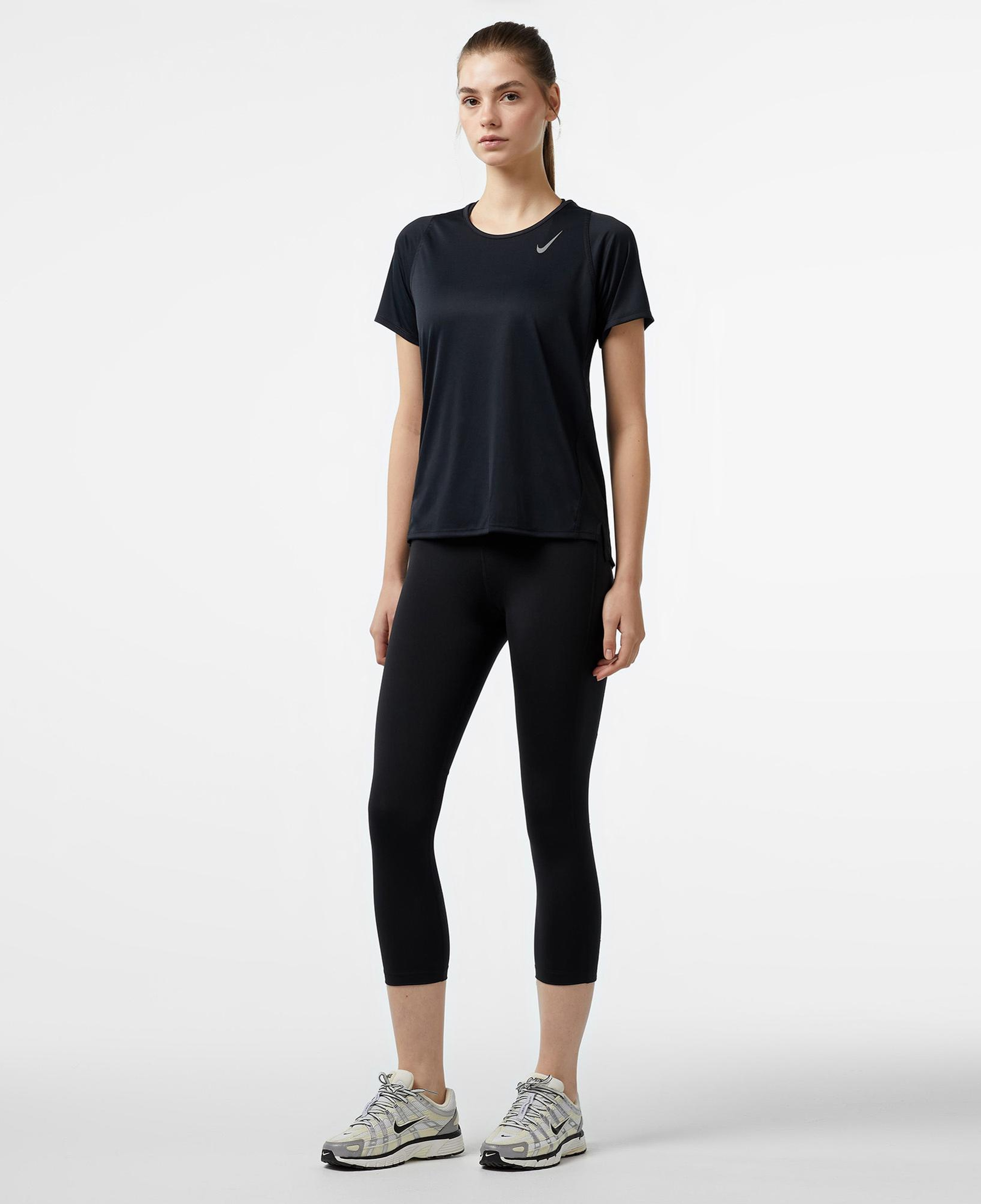 Nike Dri-Fit Fast Crop Kadın Siyah Tayt