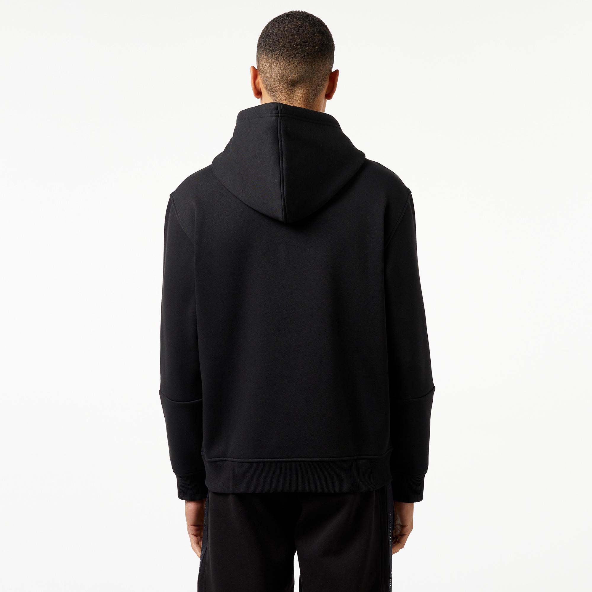 Calvin Klein Jeans Logo Tape Erkek Siyah Hoodie