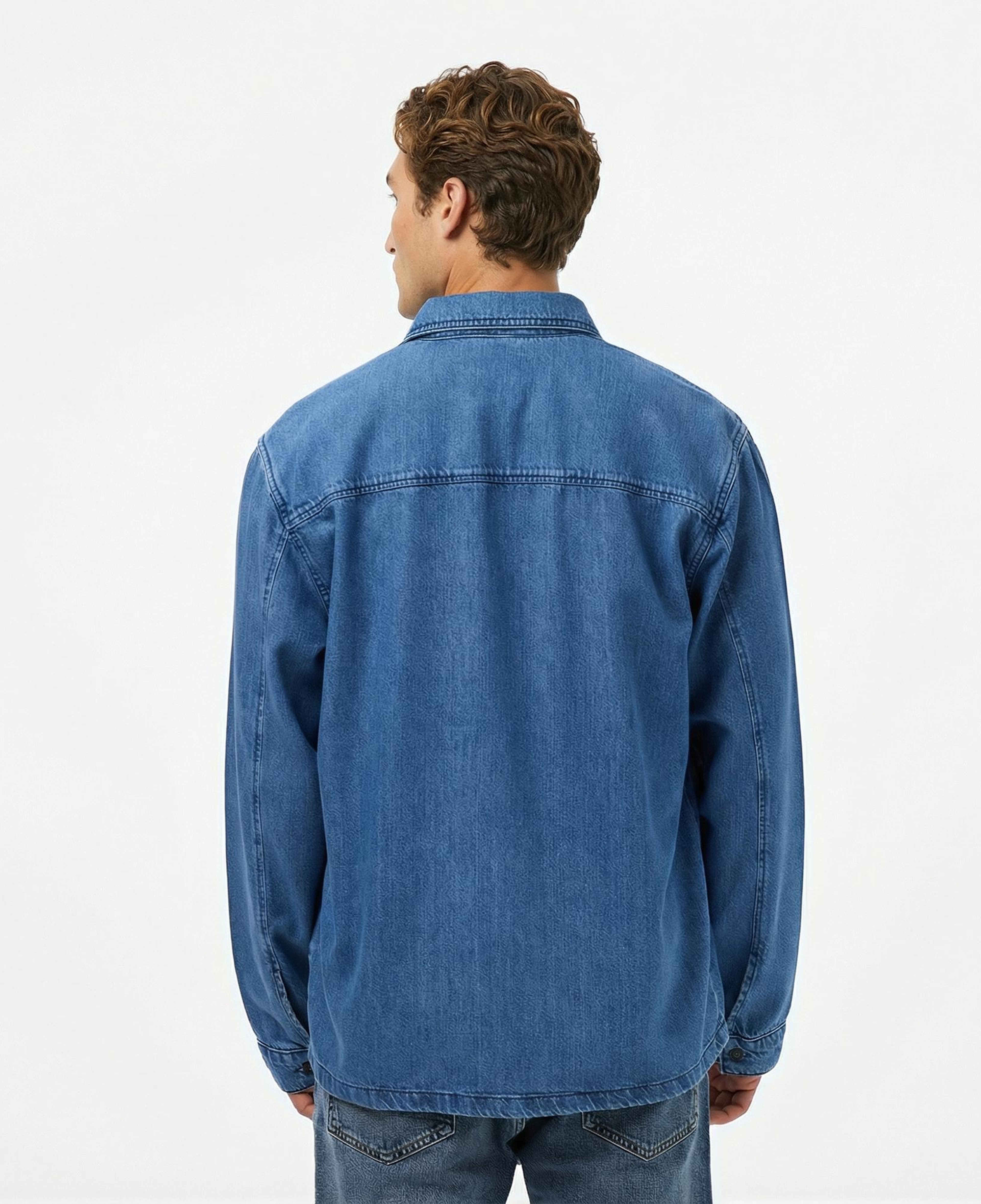 Boss Laredo Erkek Koyu Mavi Gömlek